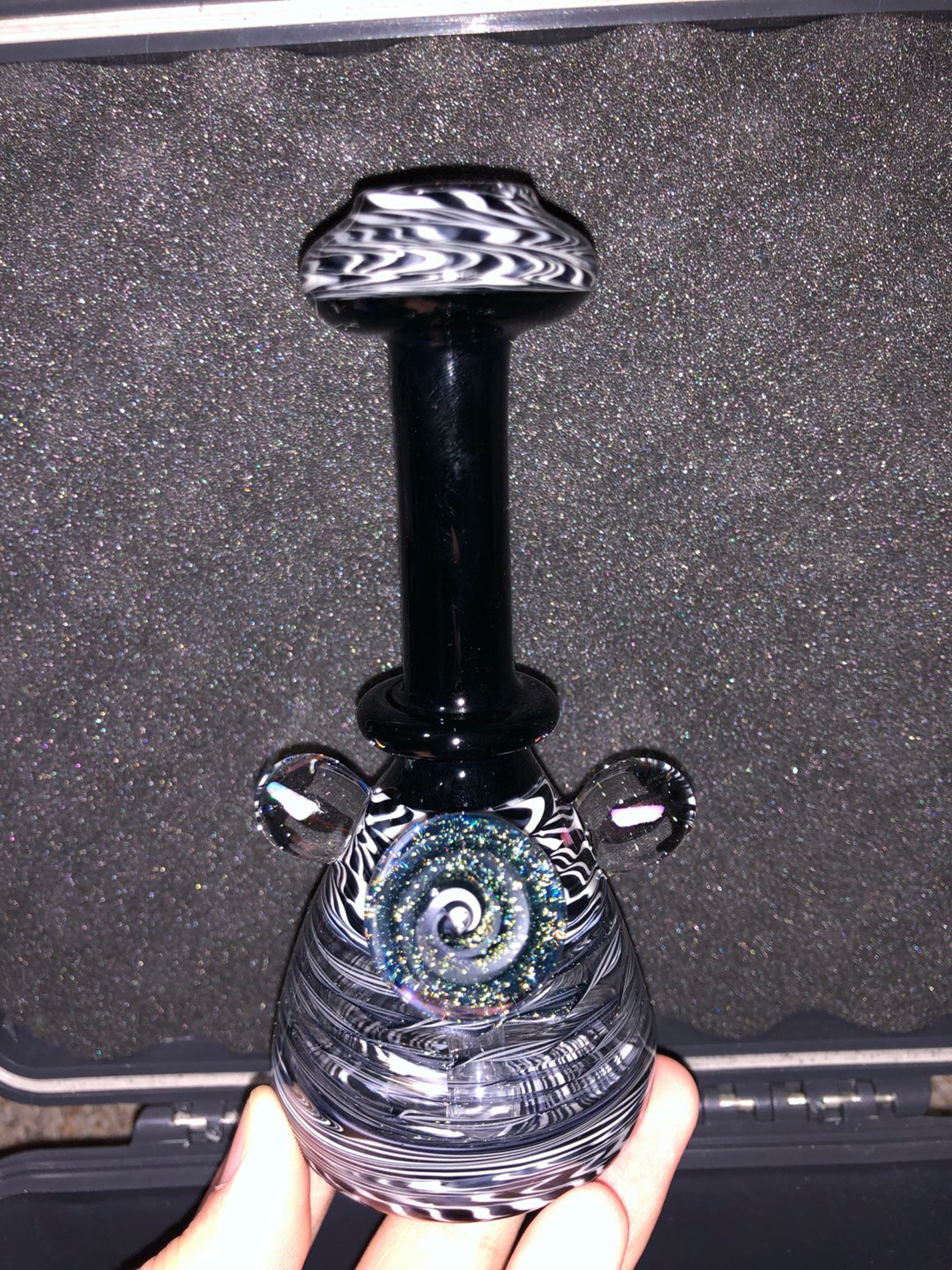 Doom Glass Zebra Coil Minitube image 0
