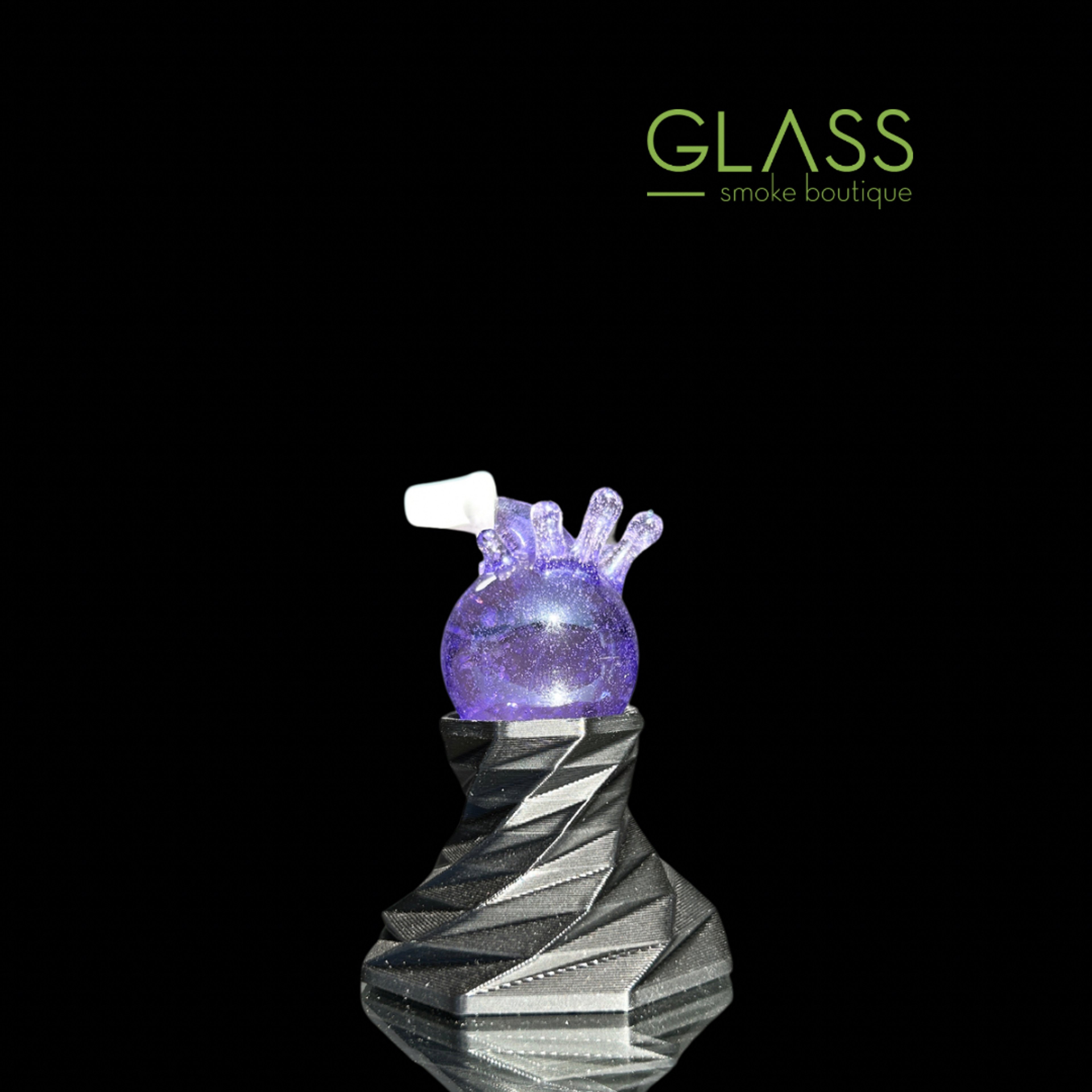 Preview pic of Heretic Glass Purple Lean Spill Marble