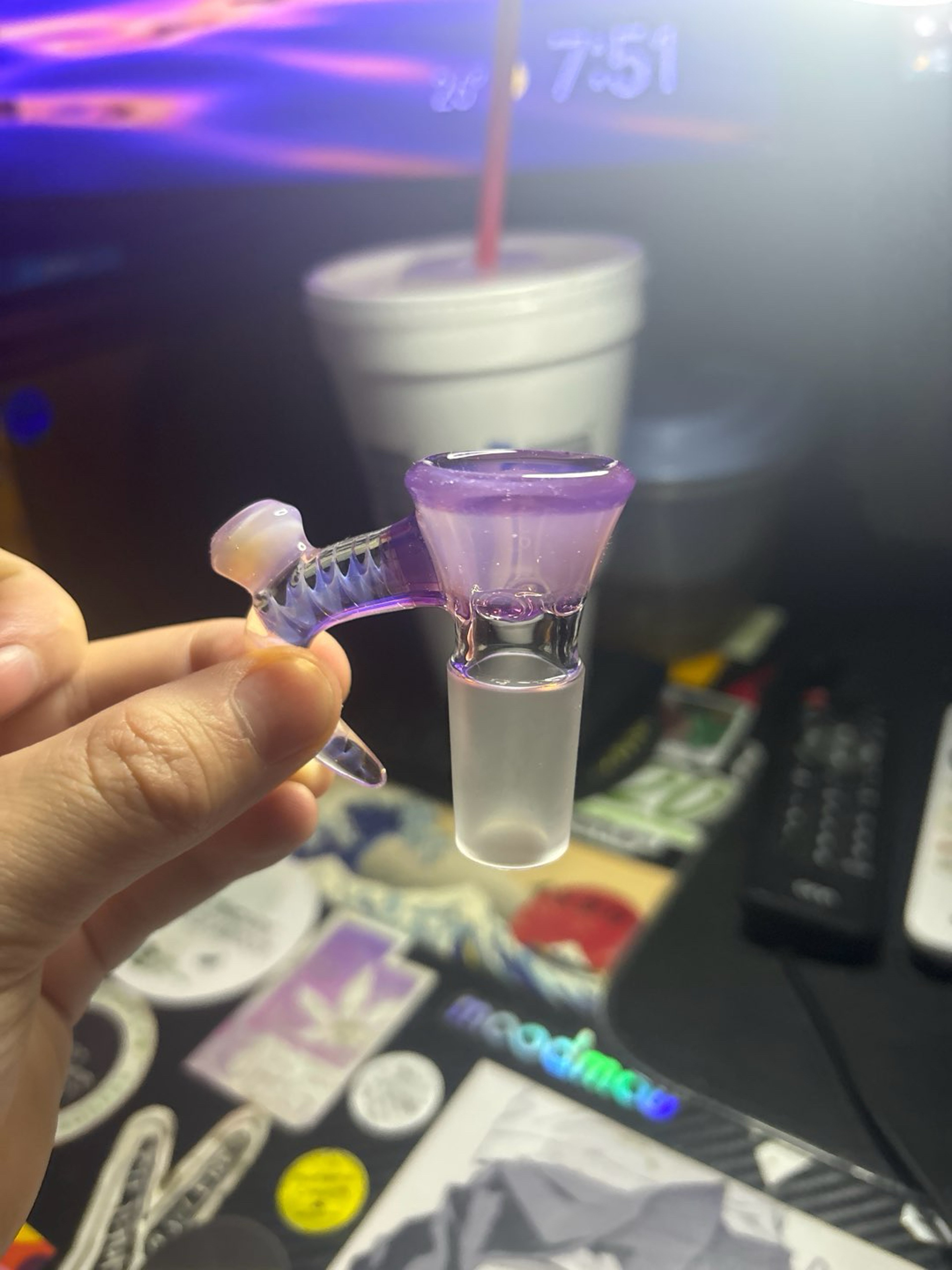 Preview pic of Jamms Glass Horn Slide 18mm
