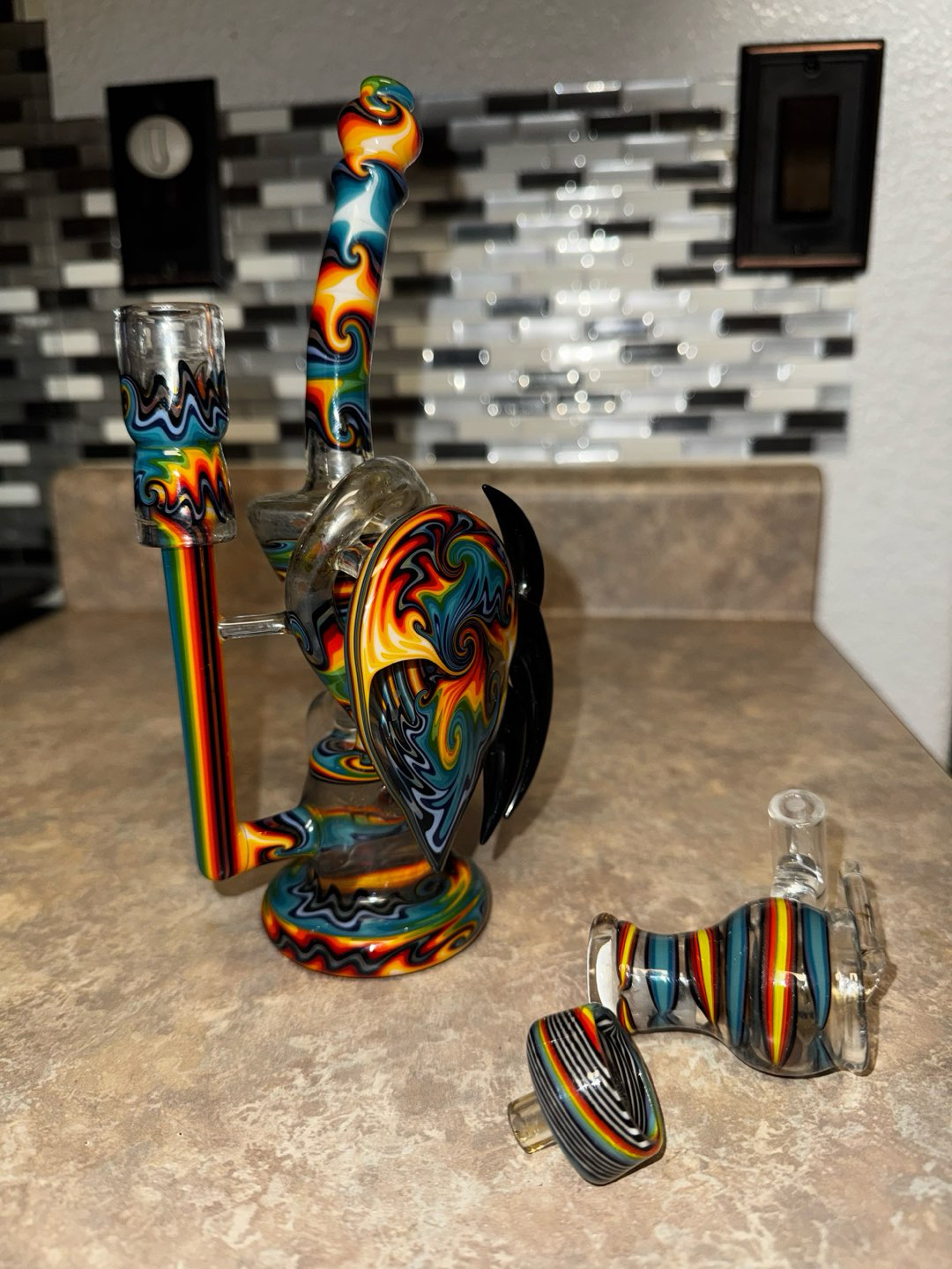 Preview pic of N3rd x preston hanna x vigil glass