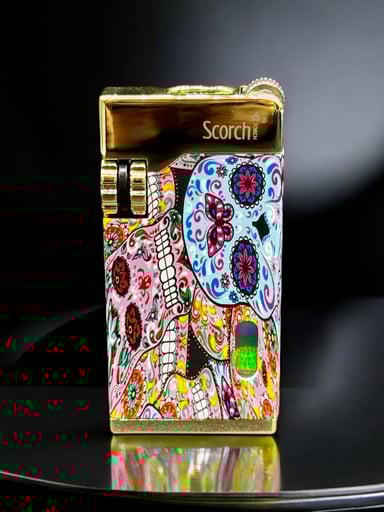 Preview pic of Ultra Slim Scorch Torch Lighter Double Flame Glow in the Dark 61649