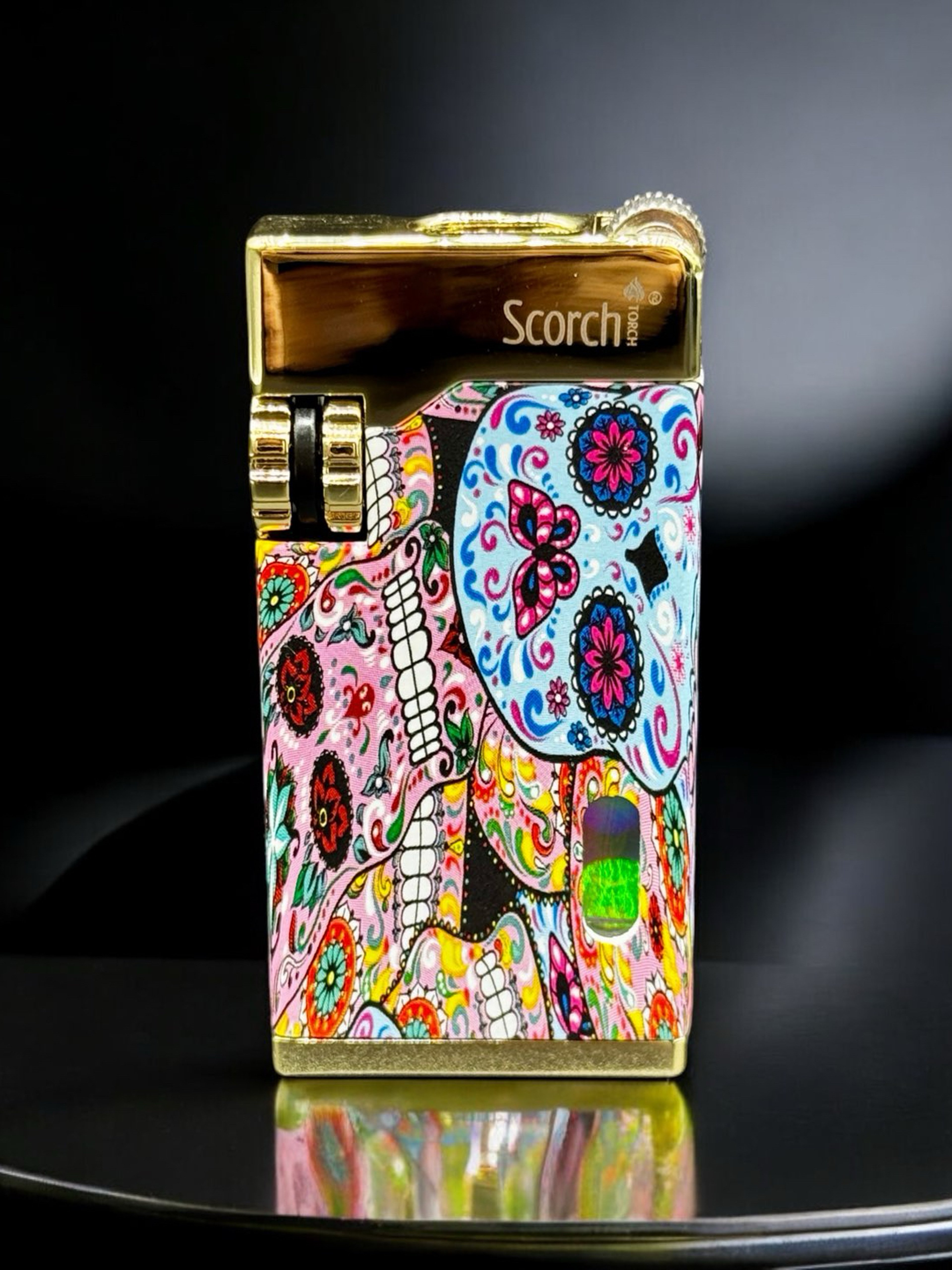 Preview pic of Ultra Slim Scorch Torch Lighter Double Flame Glow in the Dark 61649