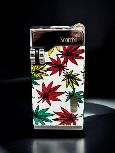 Preview pic of Ultra Slim Scorch Torch Lighter Double Flame Glow in the Dark 61649