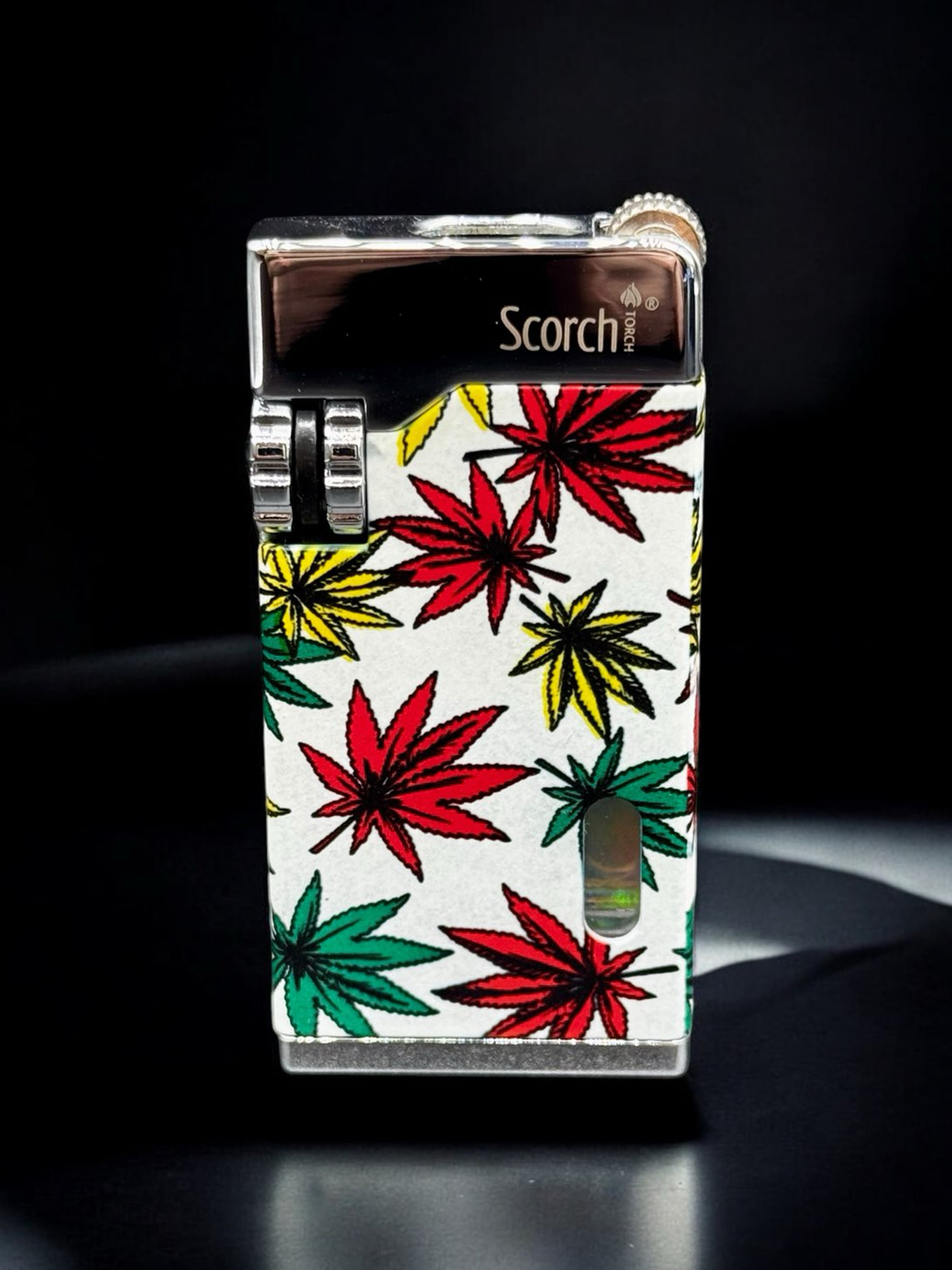 Preview pic of Ultra Slim Scorch Torch Lighter Double Flame Glow in the Dark 61649
