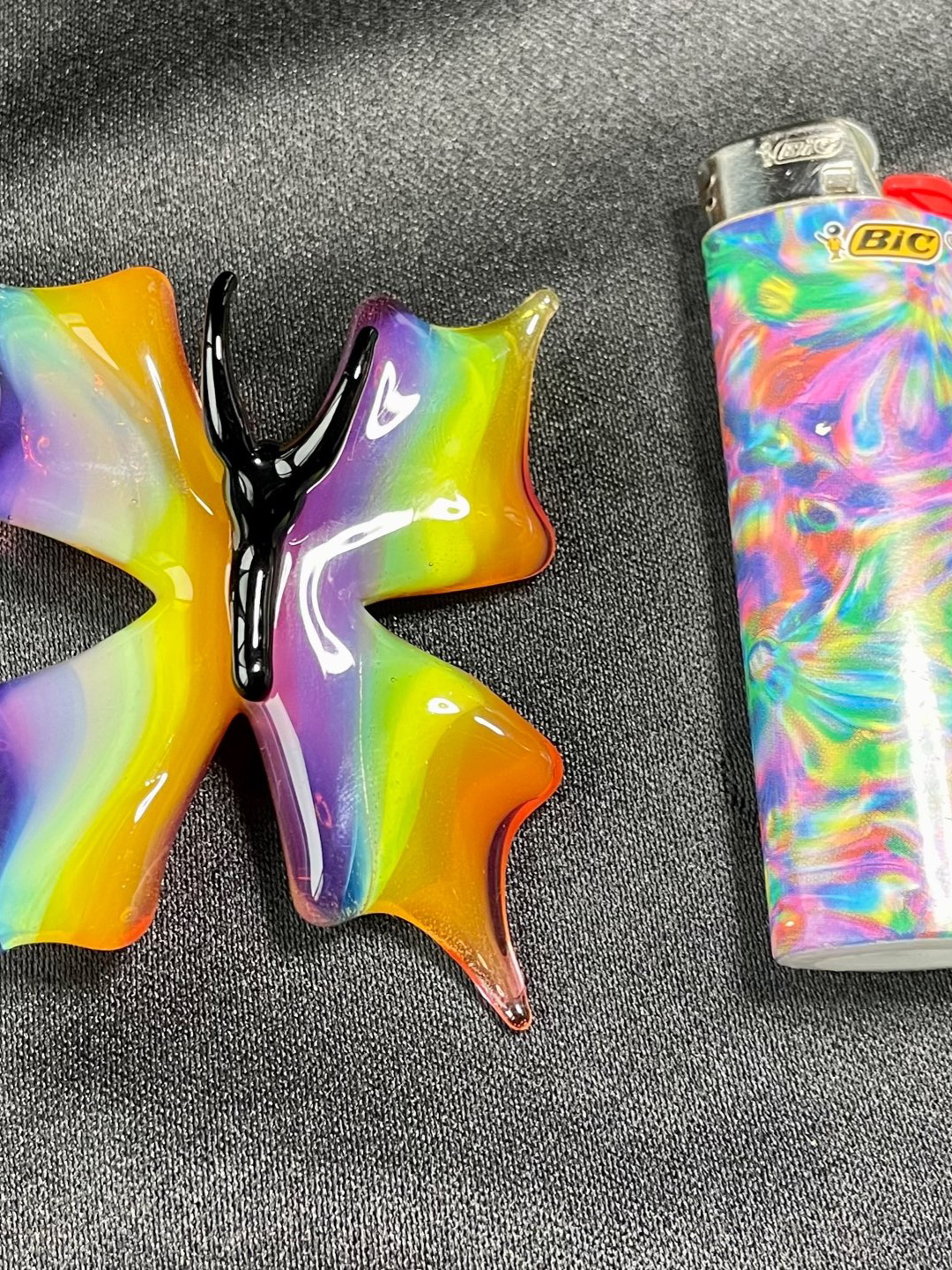 Preview pic of Rainbow butterfly sculpture