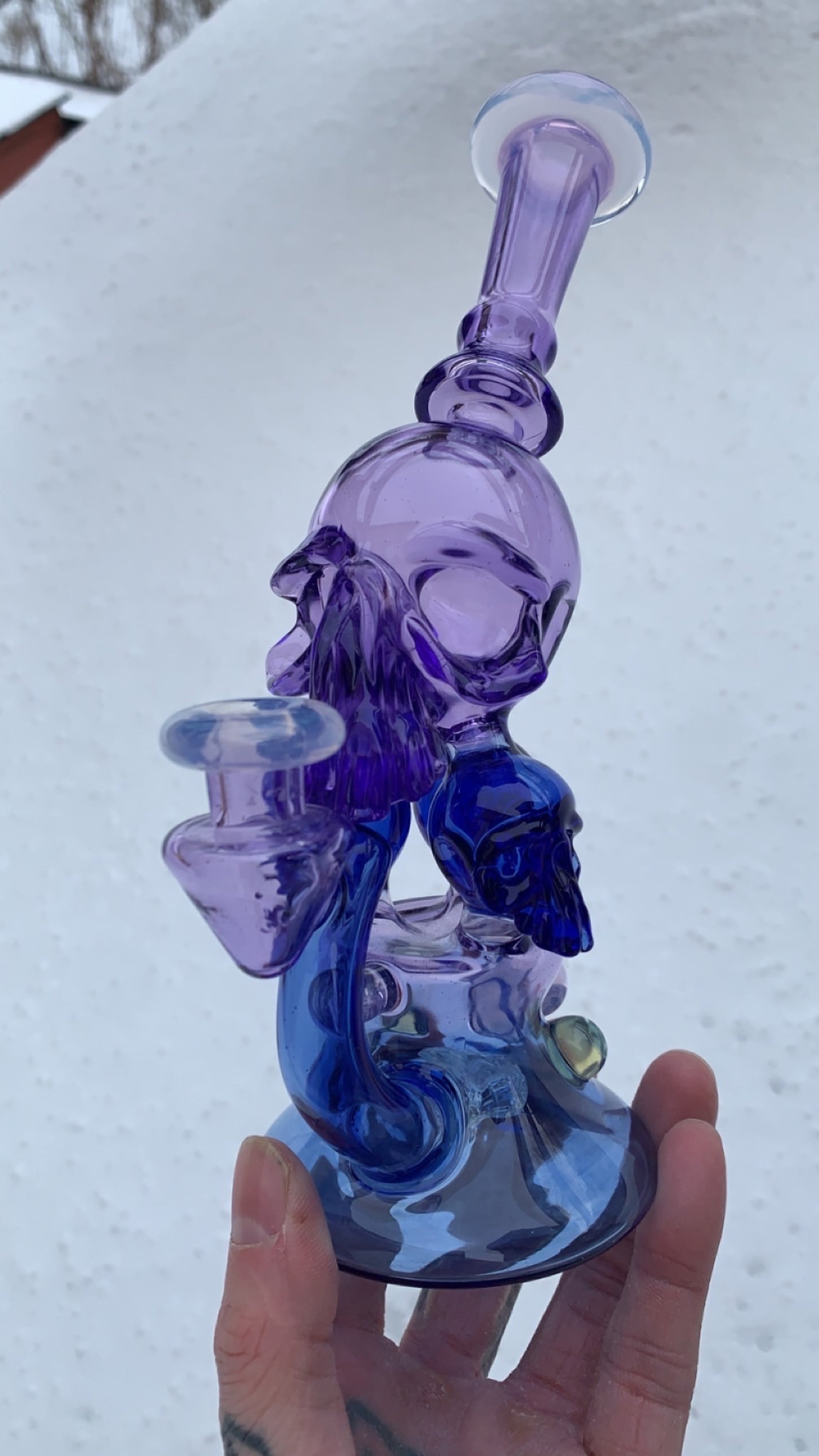 Preview pic of Custom Weil glass Opal catacomb