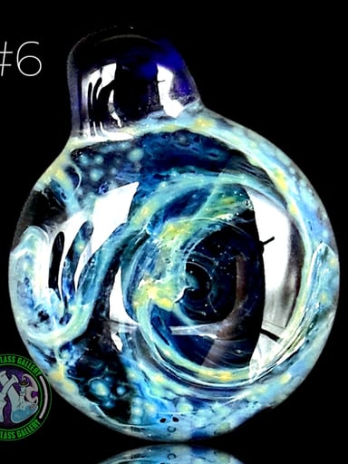 Preview pic of Ben’s Glass Art - Pendant #6 - Space Tech