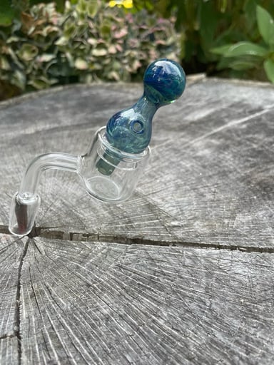 Preview pic of Blue Handblown Bubble Cap