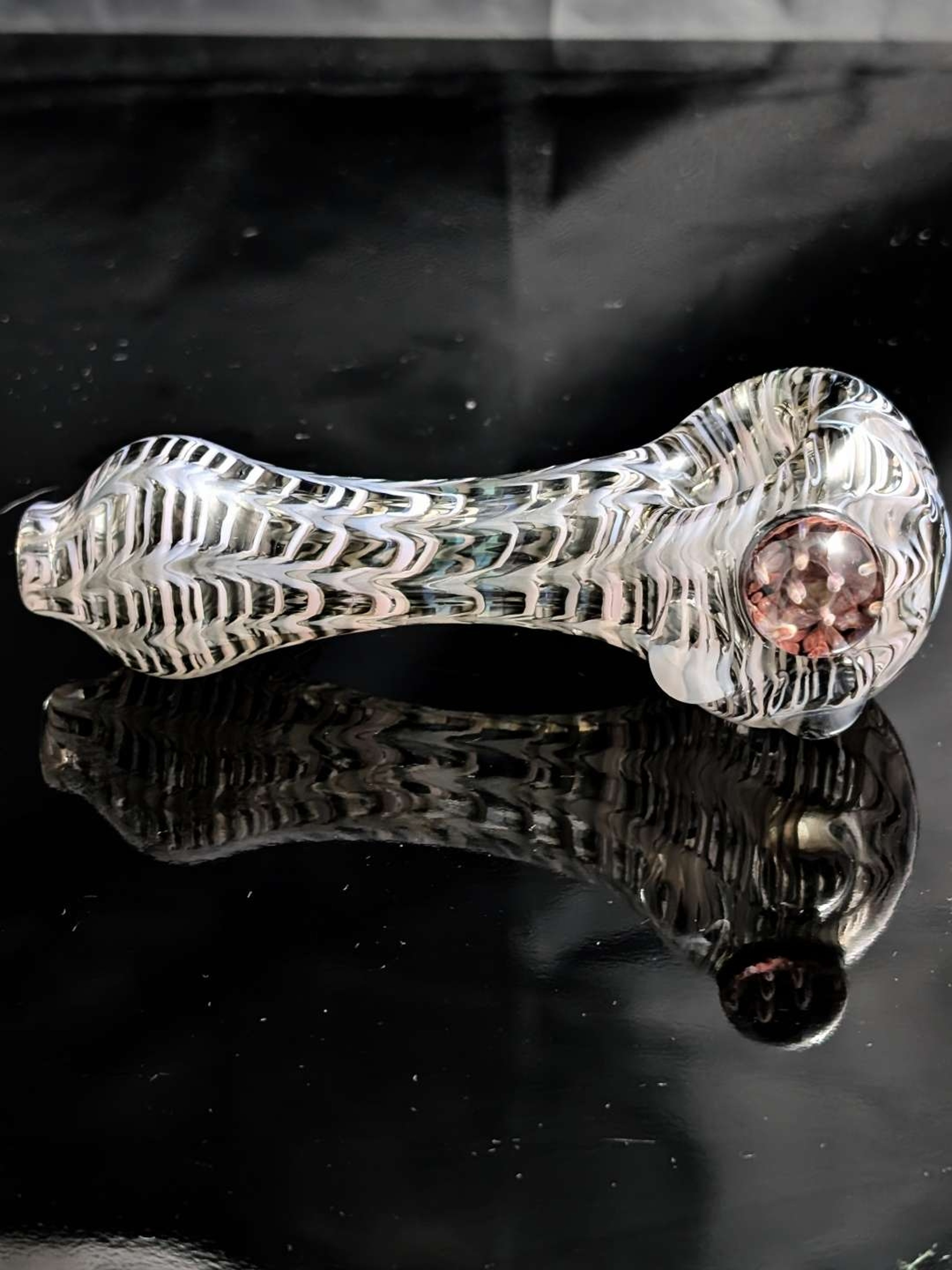 Preview pic of Pink MJK Wrap & Rake Piece with Marble Grip