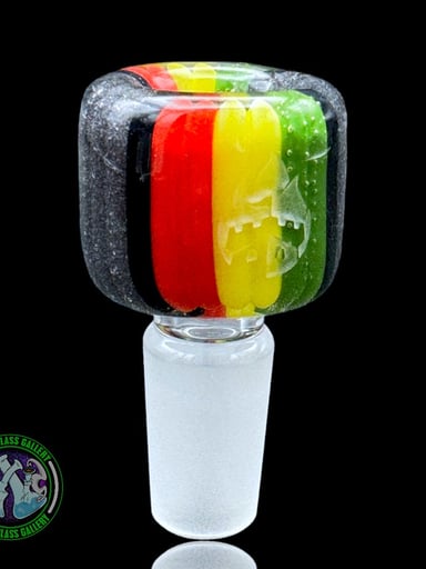 Preview pic of Empire Glassworks - Bowl #11 - Rasta 14mm