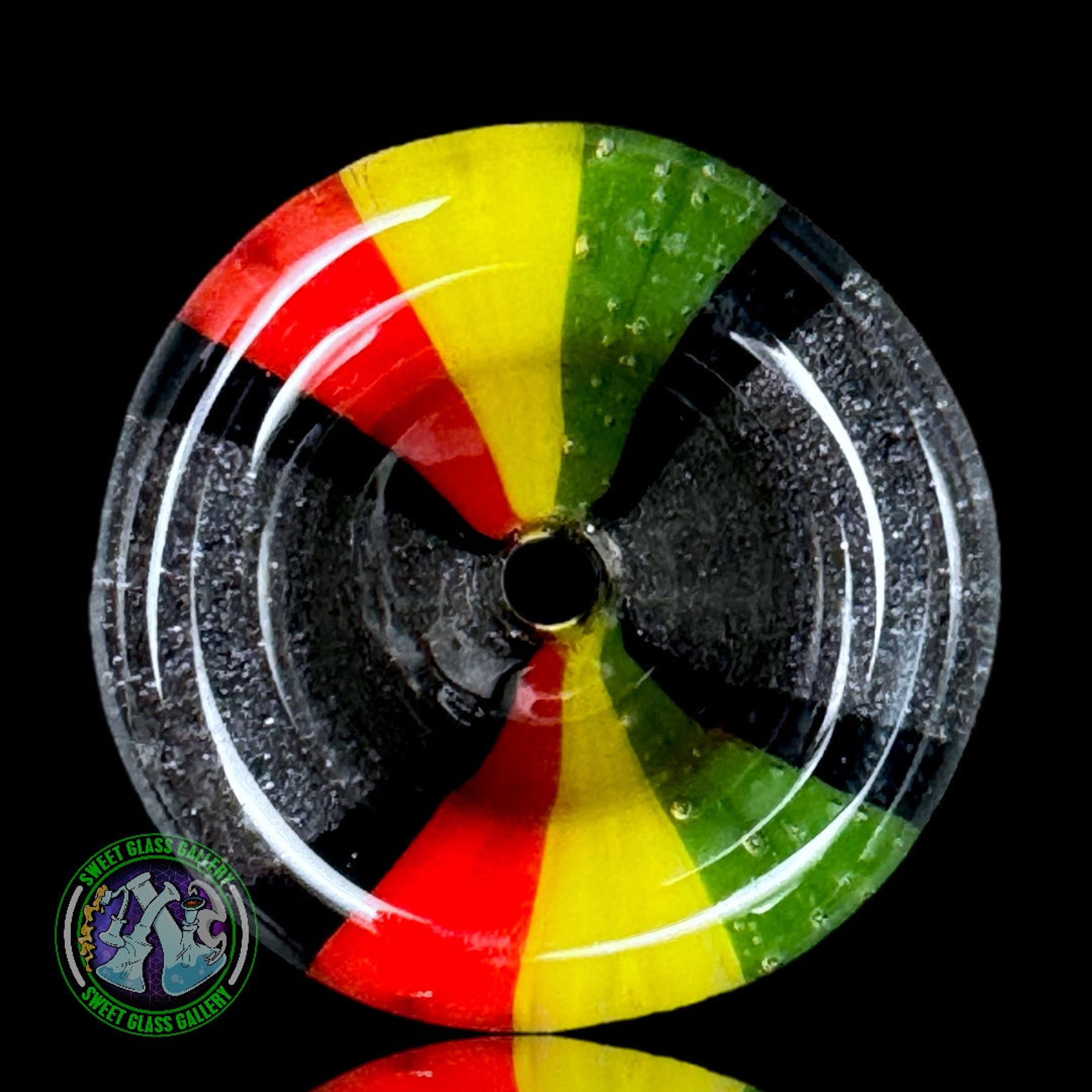 Preview pic of Empire Glassworks - Bowl #11 - Rasta 14mm