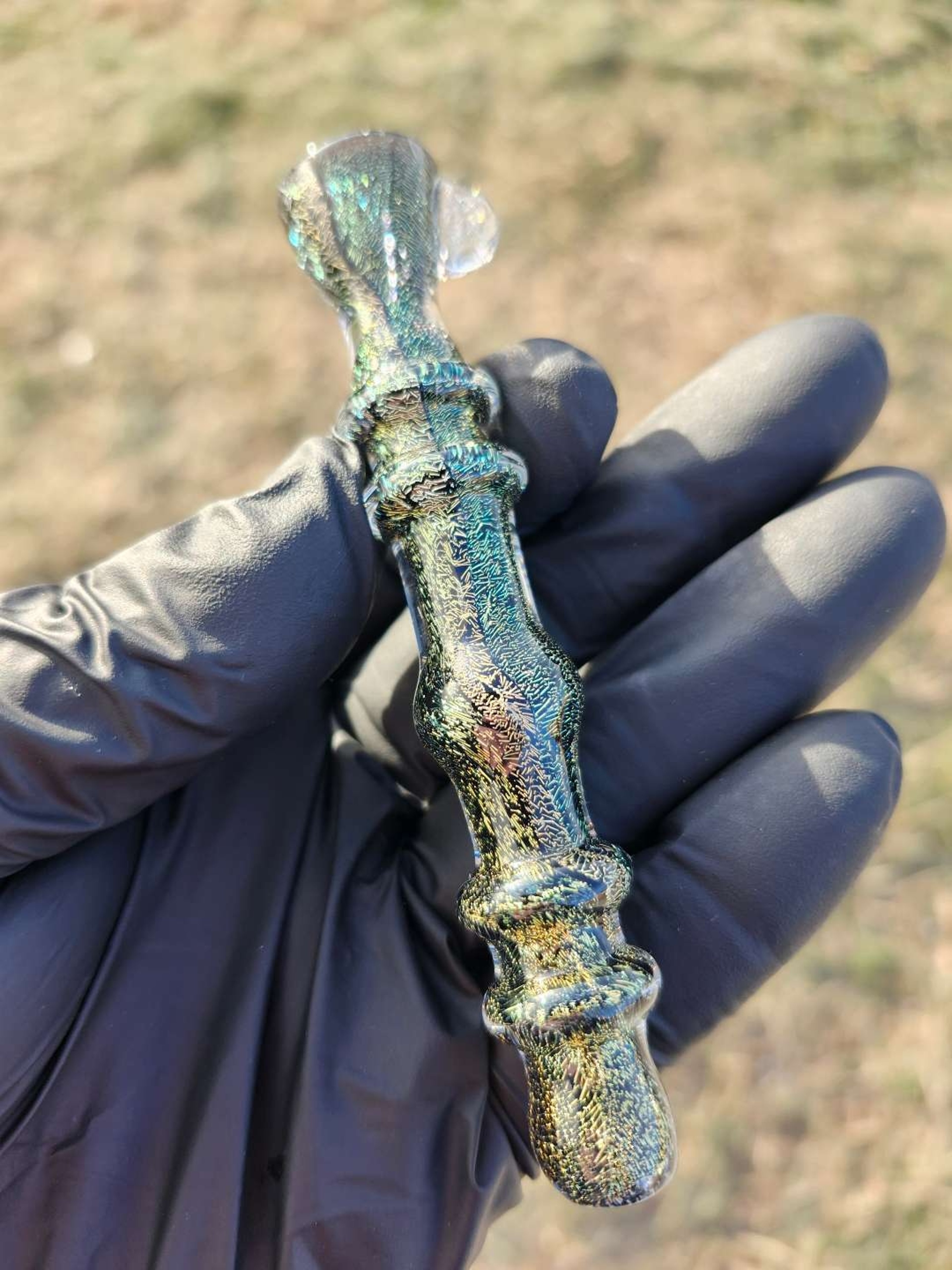 Preview pic of Funhouse Glass Dichroic Chillum