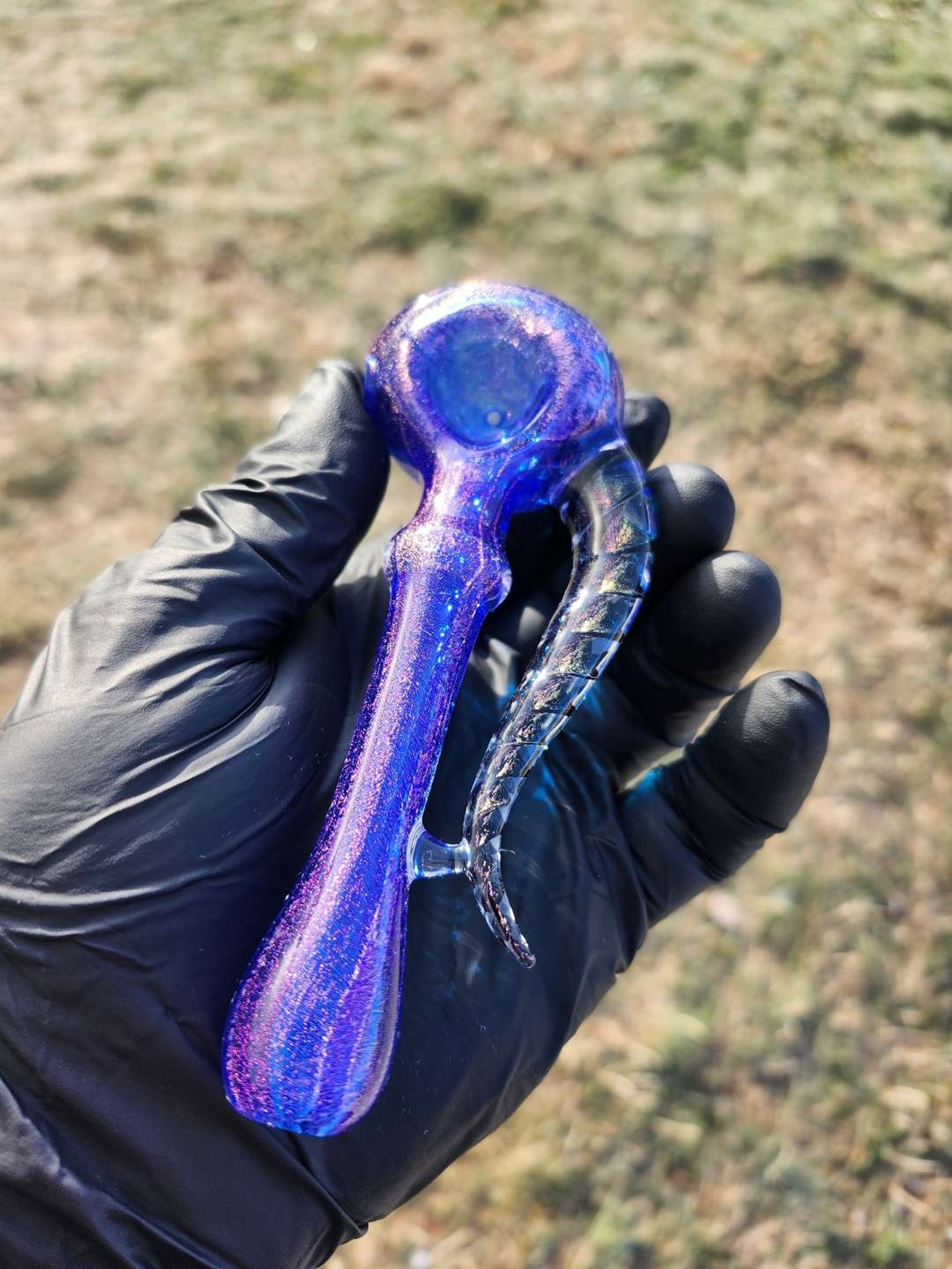 Preview pic of Funhouse Glass Dichroic Spoon
