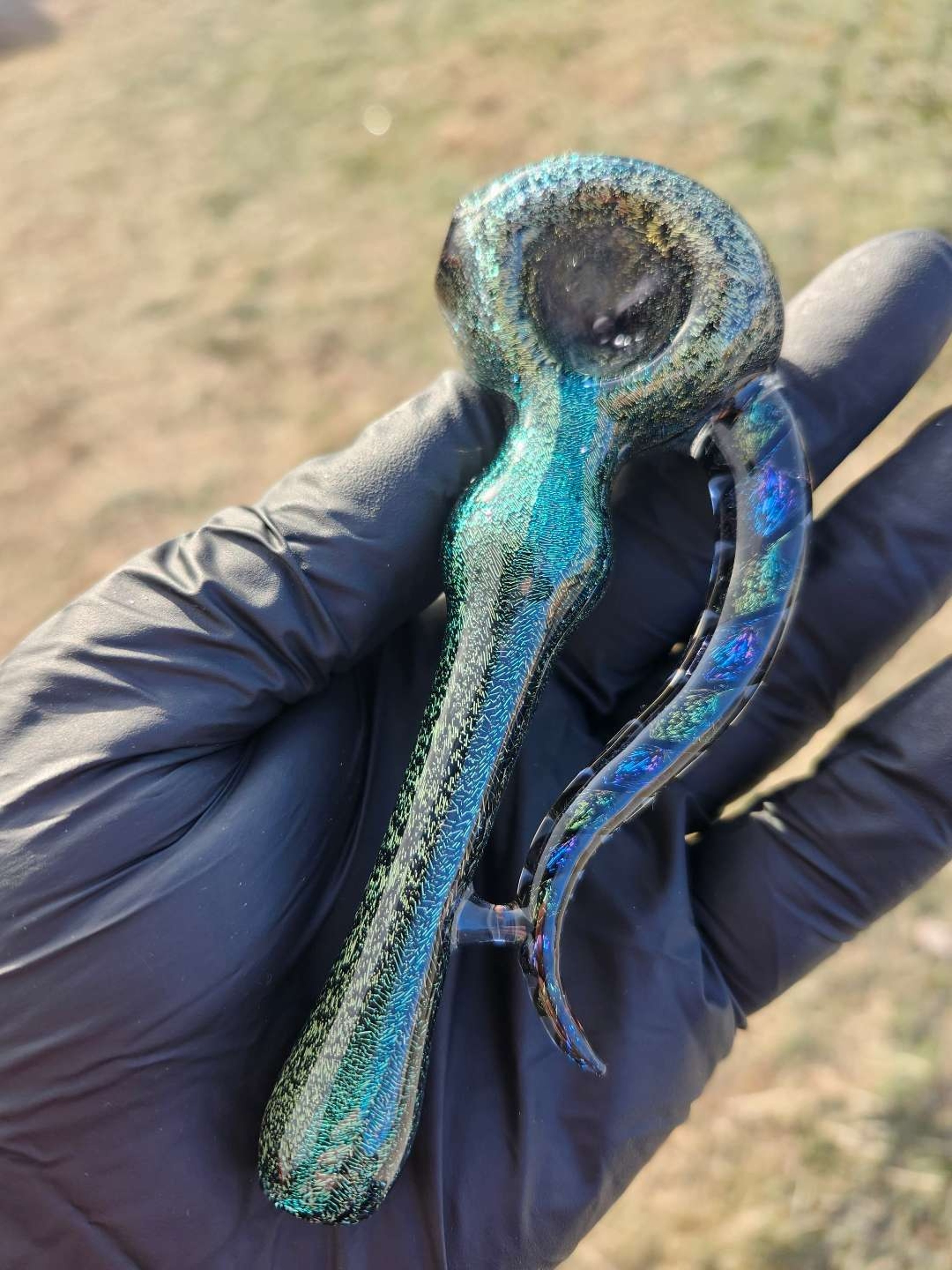 Preview pic of Funhouse Glass Dichroic Spoon