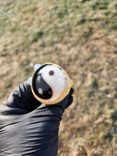 Preview pic of Funhouse Glass Yin-Yang Spoon