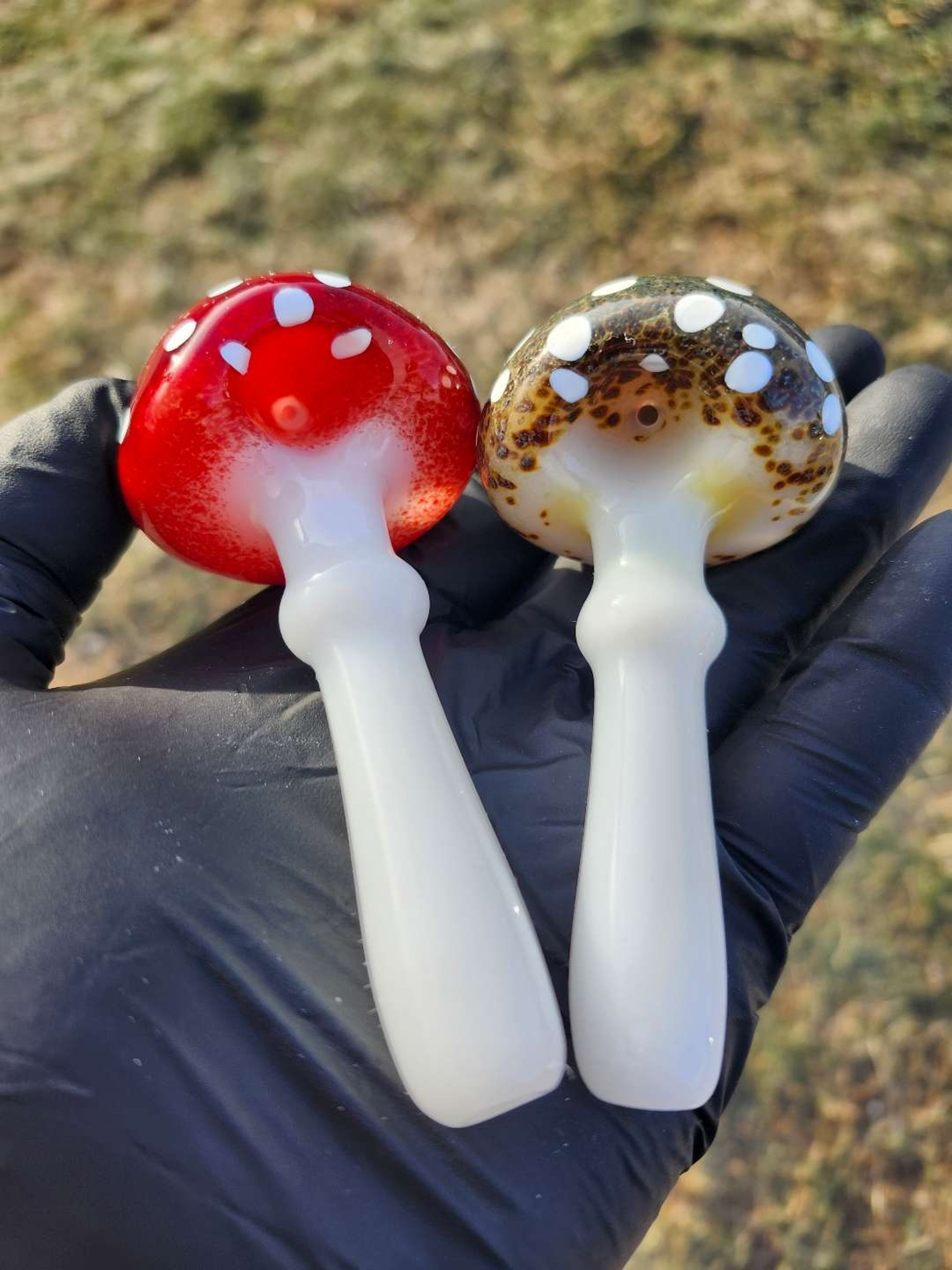 Preview pic of Funhouse Glass Mushroom Rollers