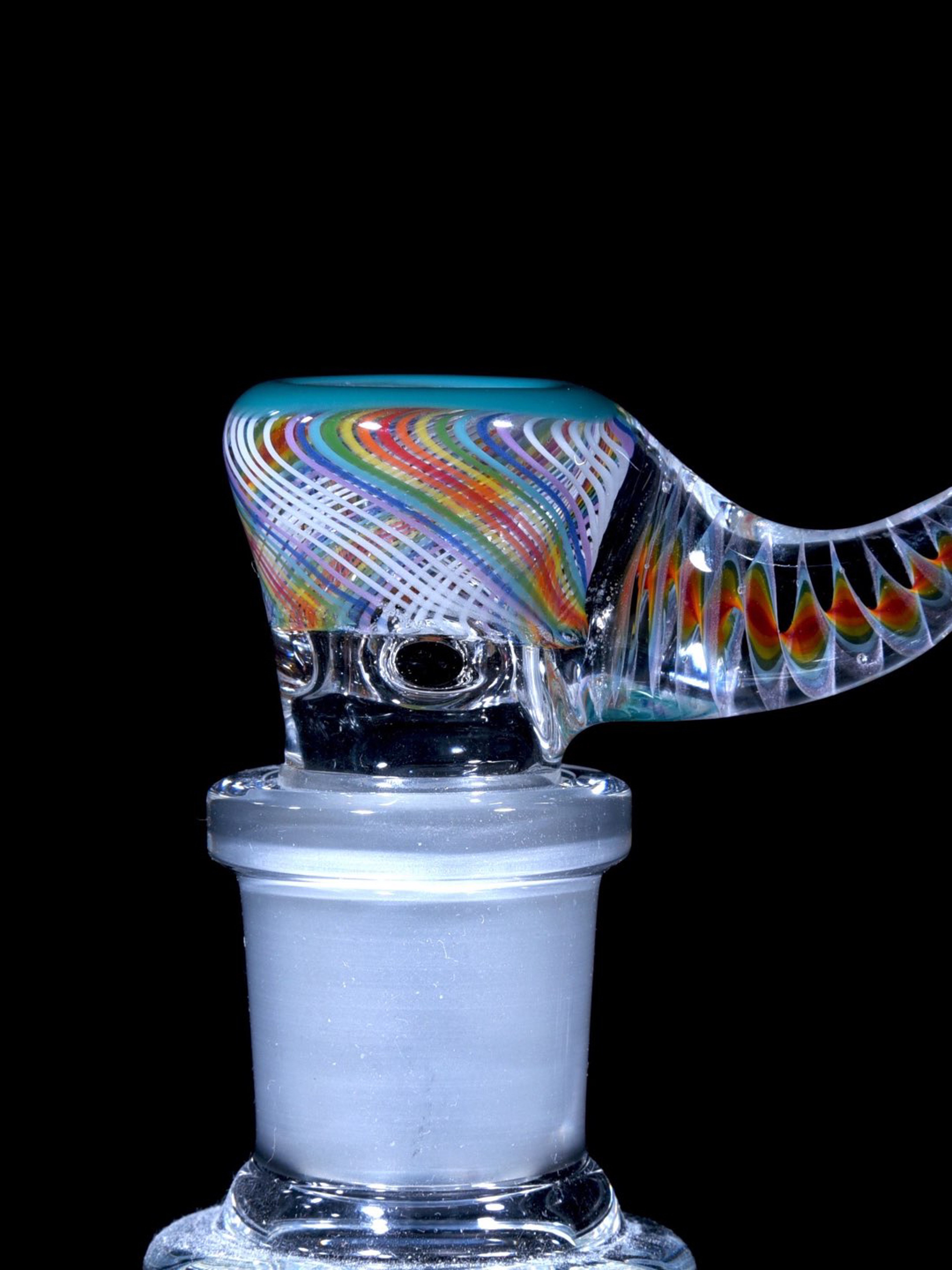 Preview pic of Likewize Glass - 4-hole Horned Reti Slide - 18mm