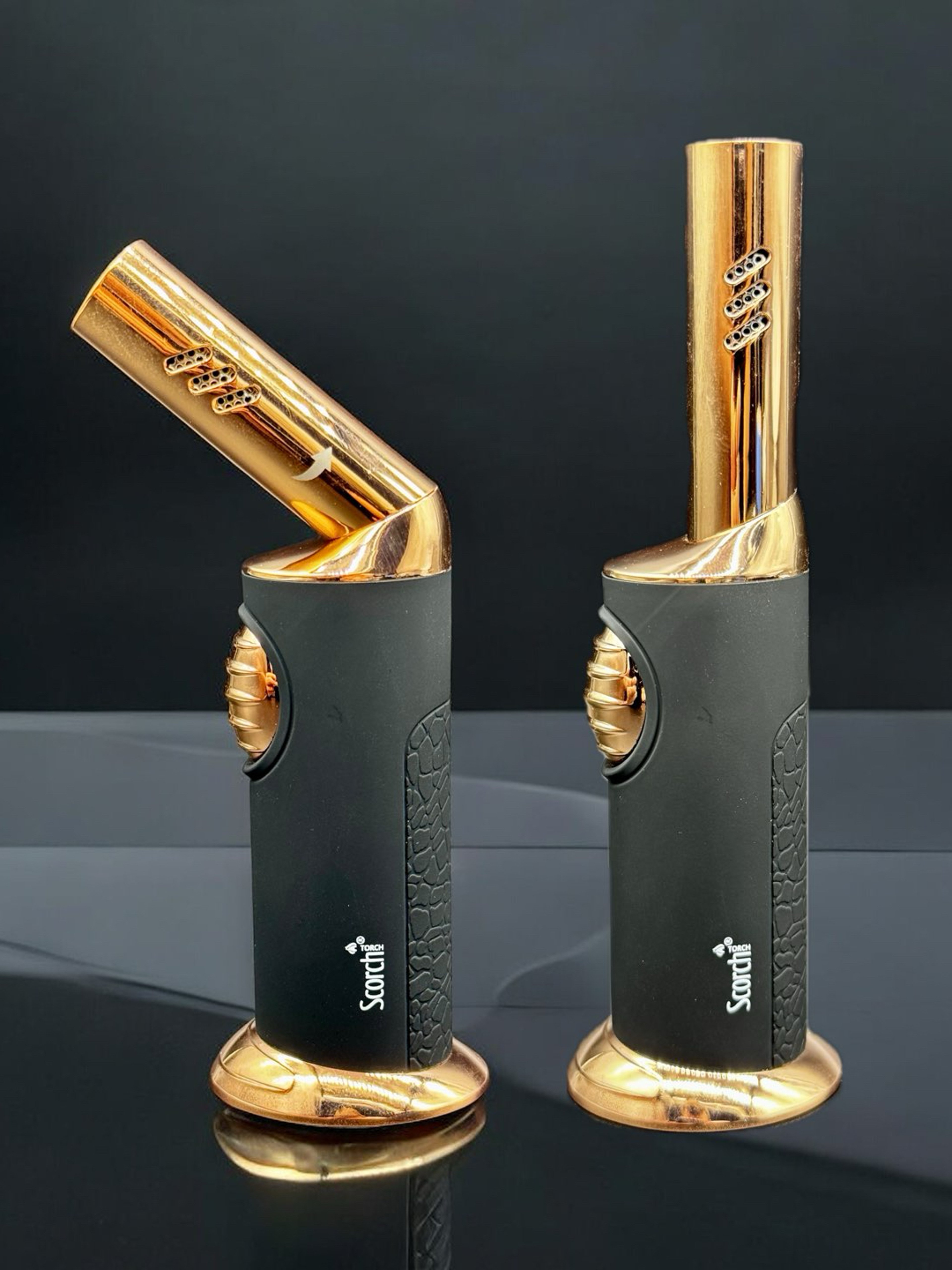 Preview pic of Scorch Torch Single Flame Multi Angle Butane Refillable Cigar Lighter