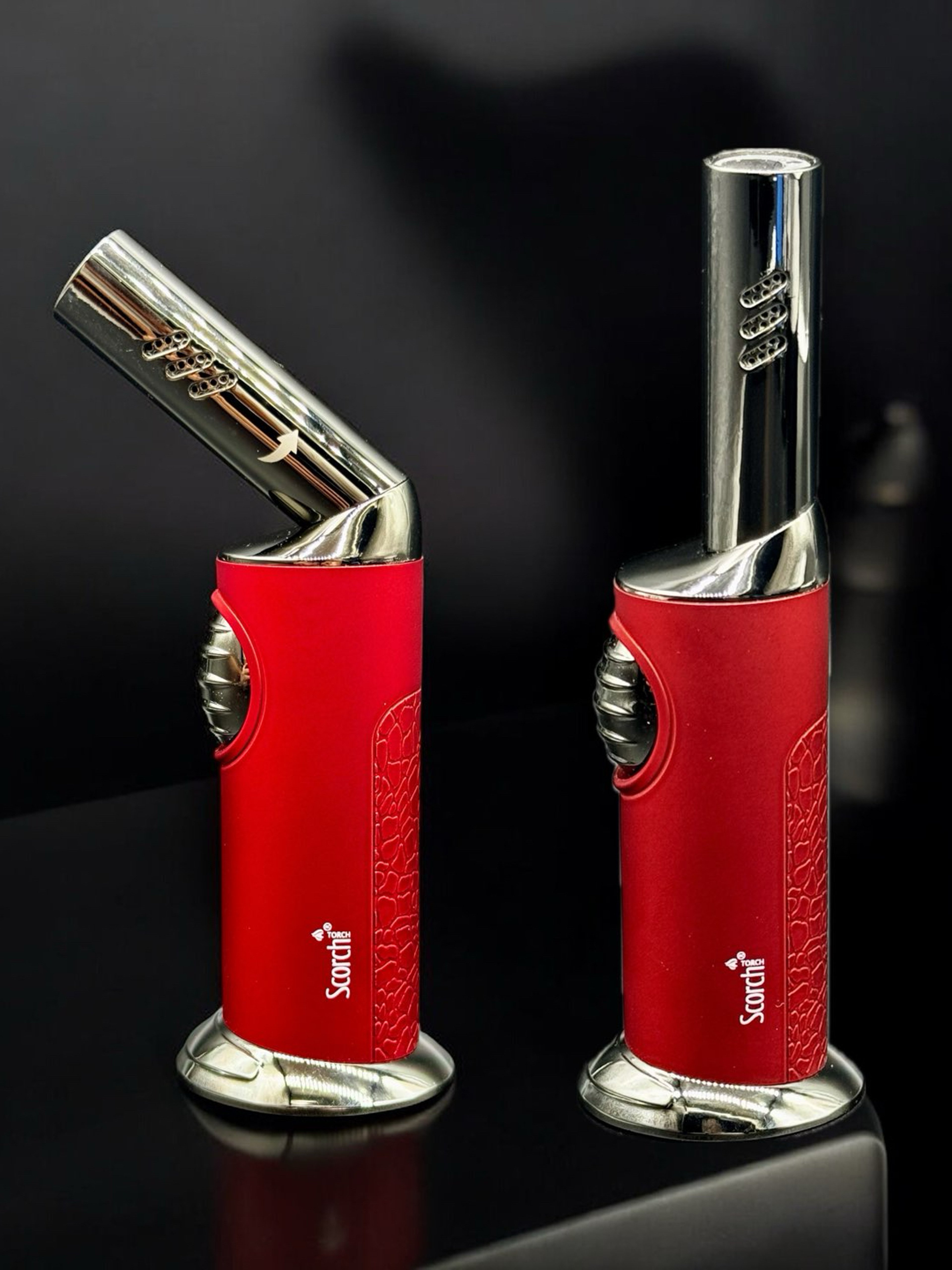 Preview pic of Scorch Torch Single Flame Multi Angle Butane Refillable Cigar Lighter