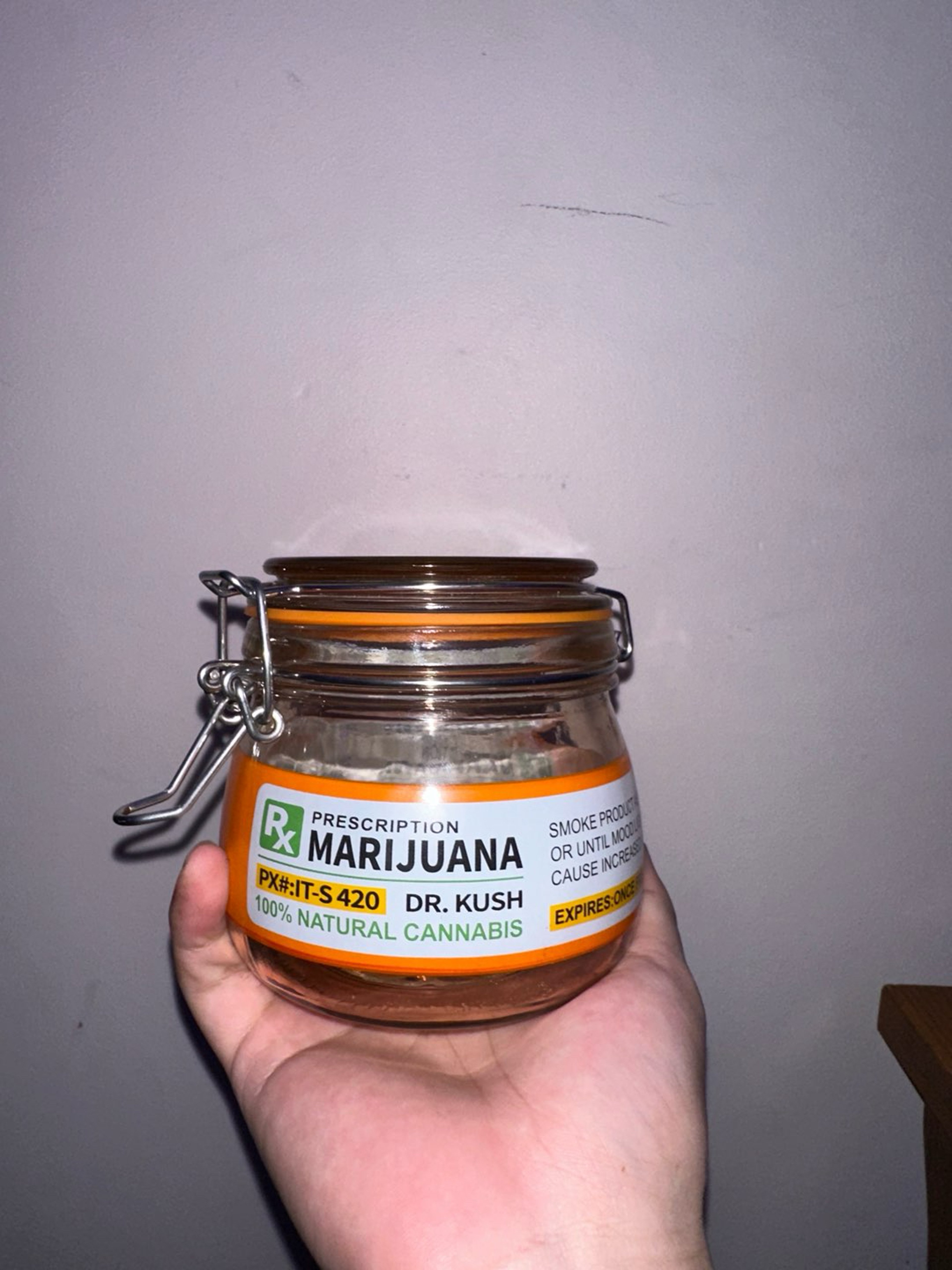 Preview pic of Herb stash jar