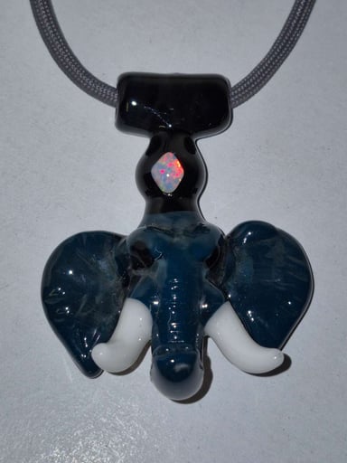 Preview pic of Elephant with Opal Pendant