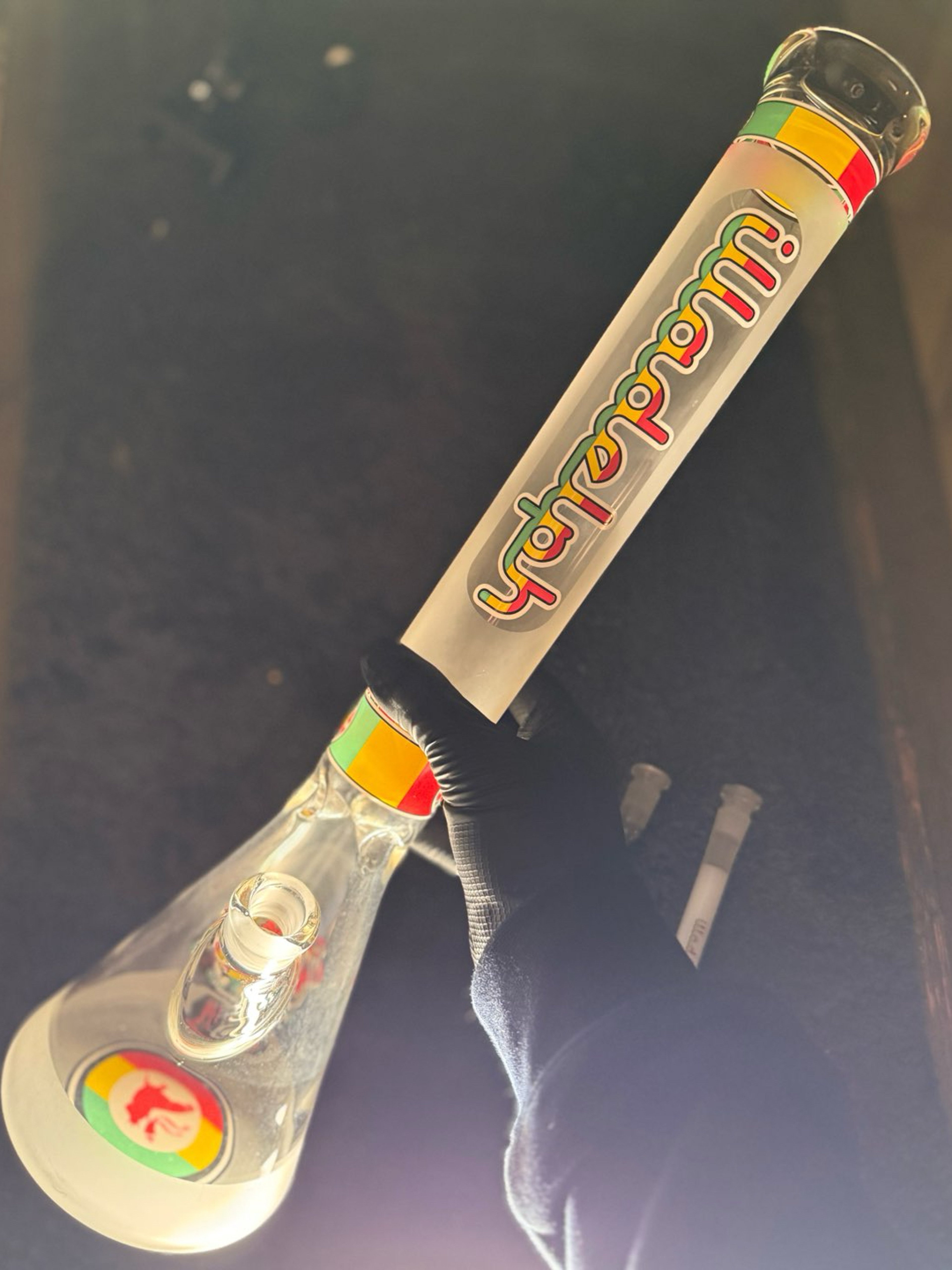Preview pic of Frosted Rasta Illadelph Beaker