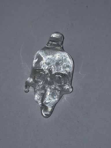 Preview pic of Crushed Opal Mini Skull Pendant