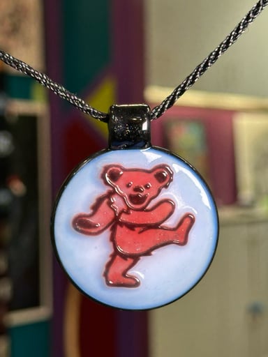 Preview pic of Grateful Dead Bear Pendant