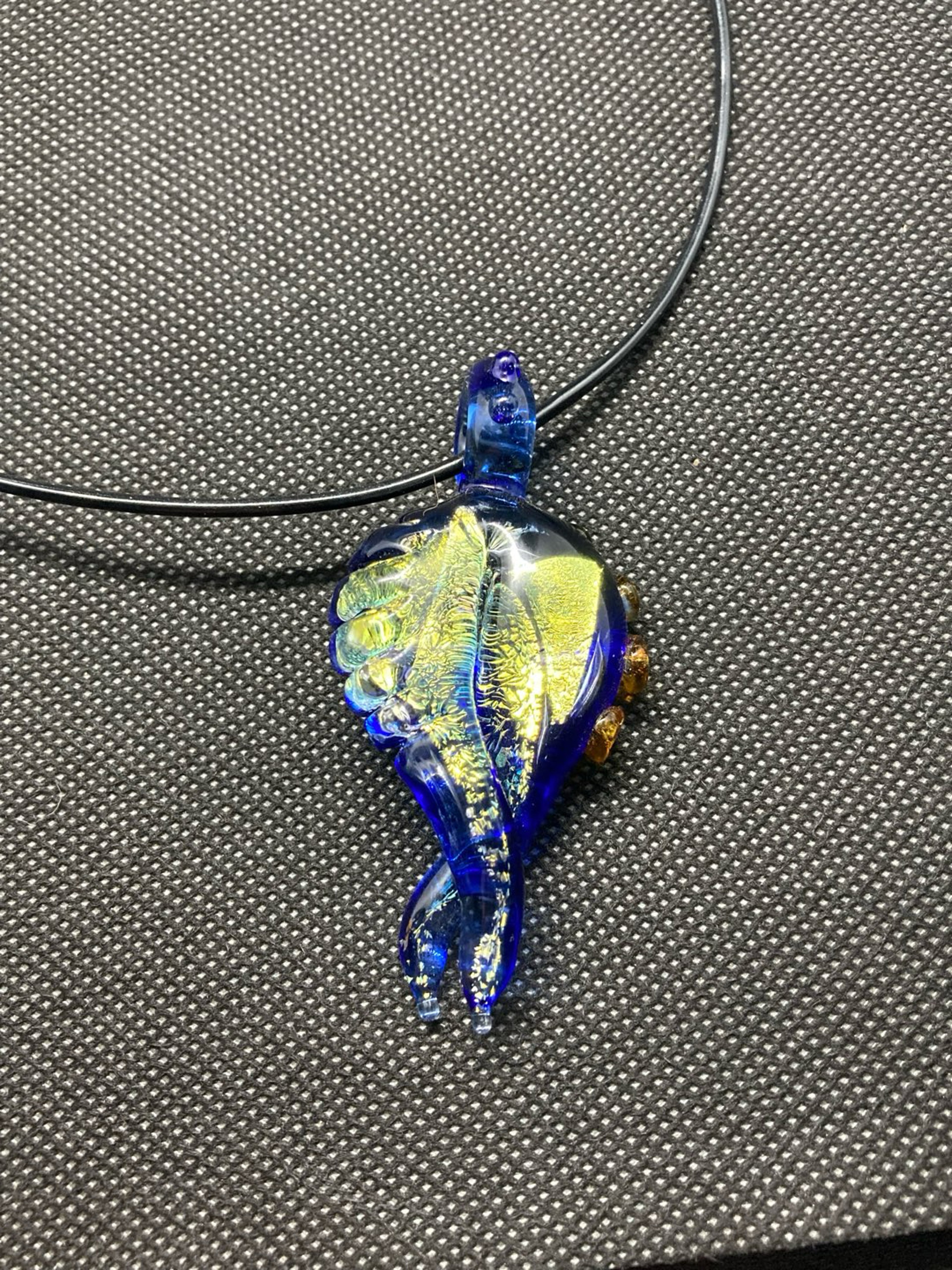 Preview pic of Dichroic abstract pendant