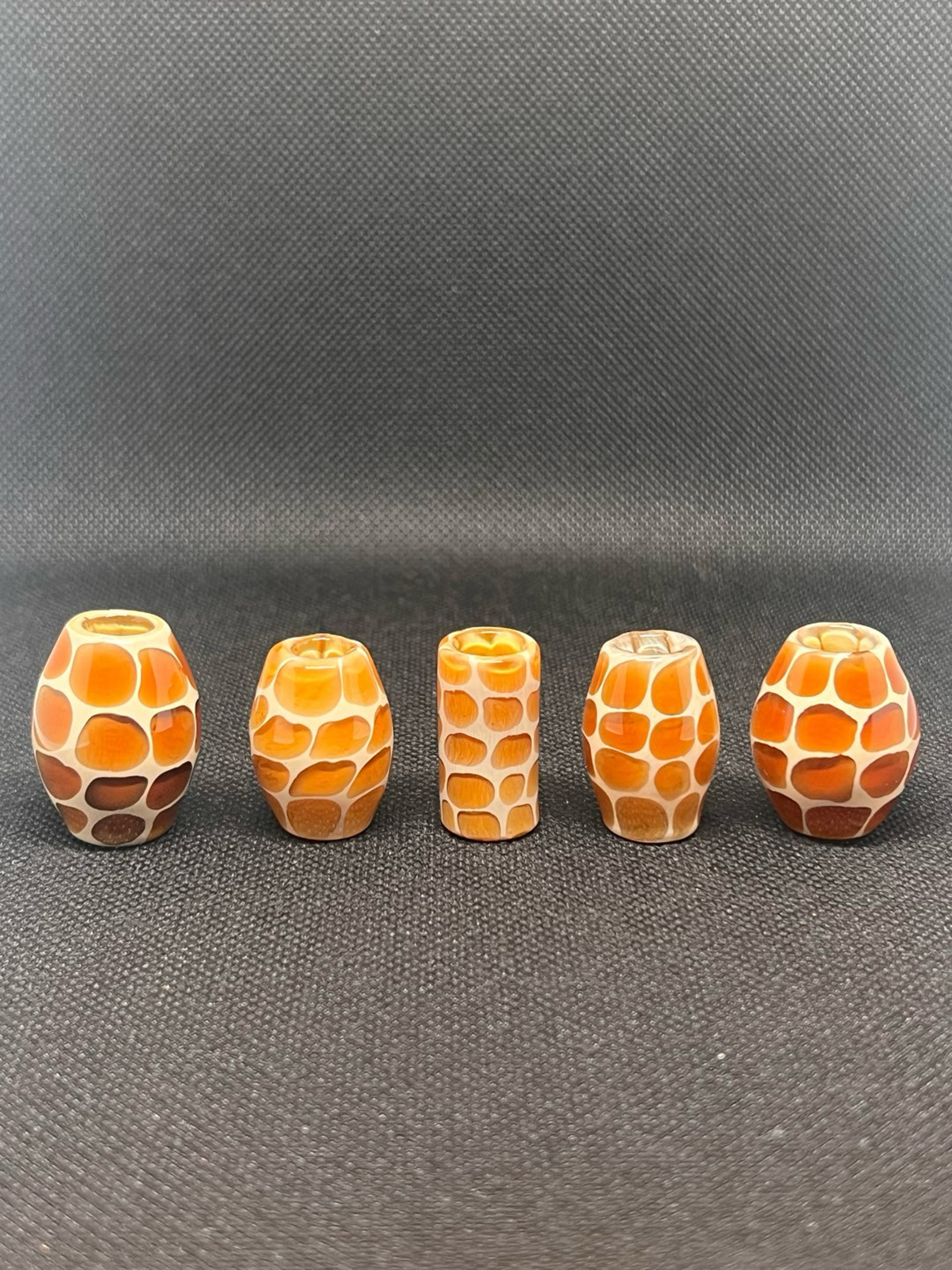 Preview pic of Robertson Glass Giraffe Beads