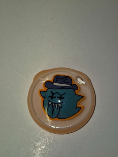 Preview pic of Cowboy Boo Pendant