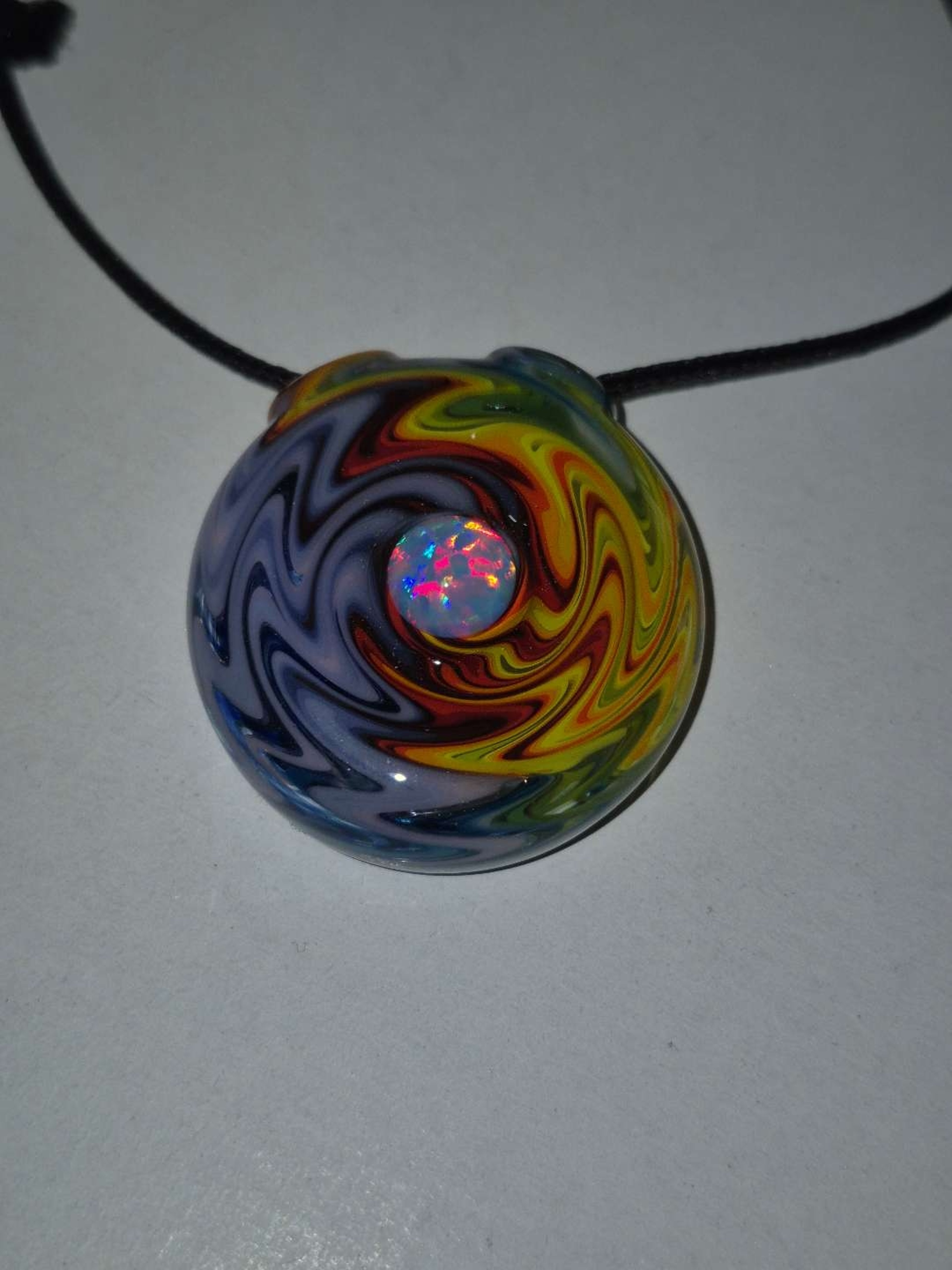 Opal tie dye Pendant image 0