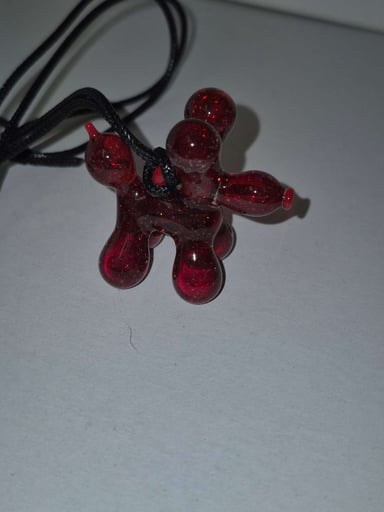 Preview pic of Crushed Opal Balloon Dog Pendant
