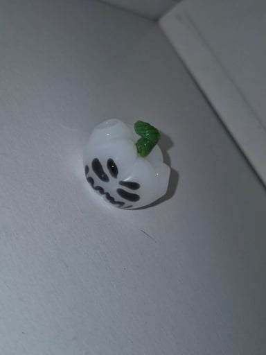 Preview pic of White Jack O Lantern Pendant