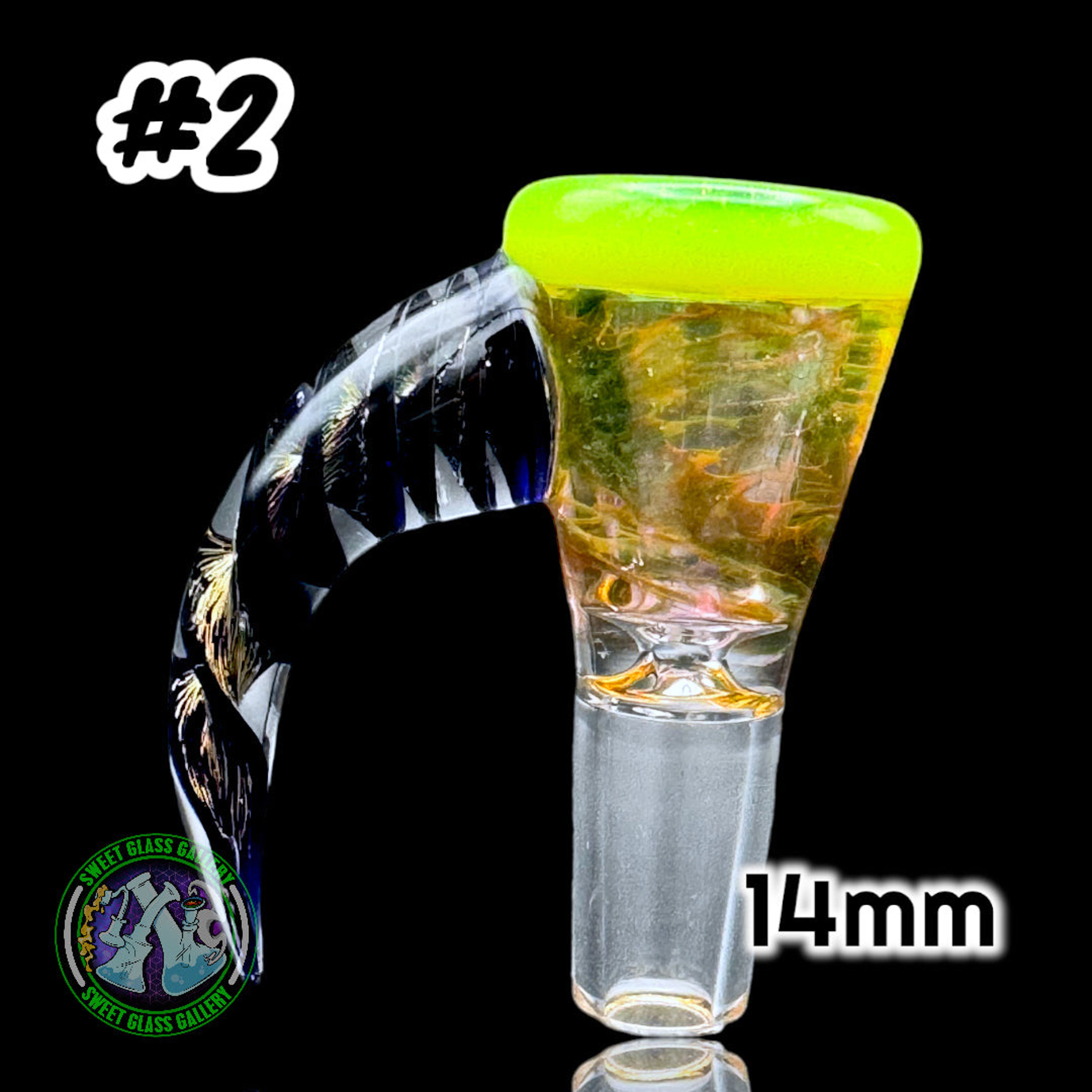 Preview pic of Glass Act Glassworx - Bowl #2 - Horned Dichro 14mm