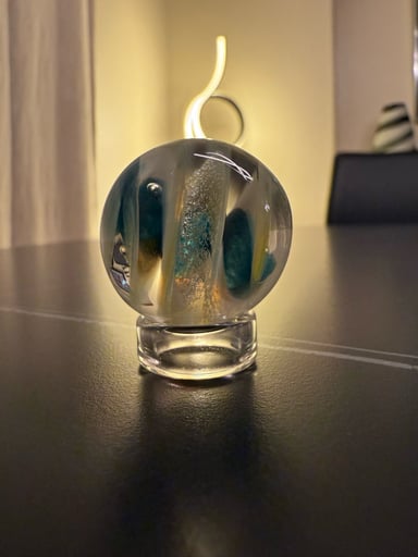 Preview pic of Enjay Glass Dichro marble
