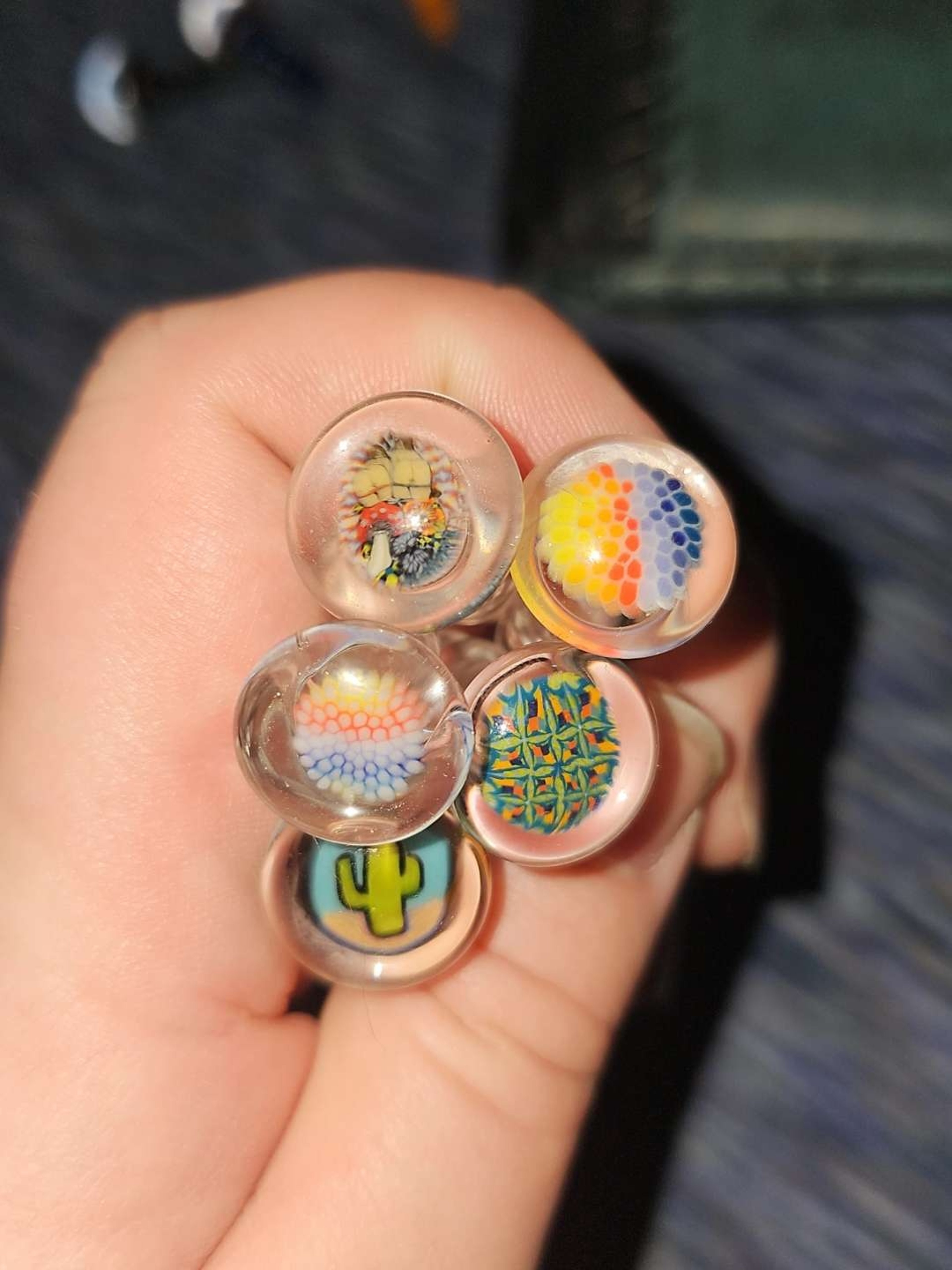 Preview pic of Clear Puffco Joystick Caps