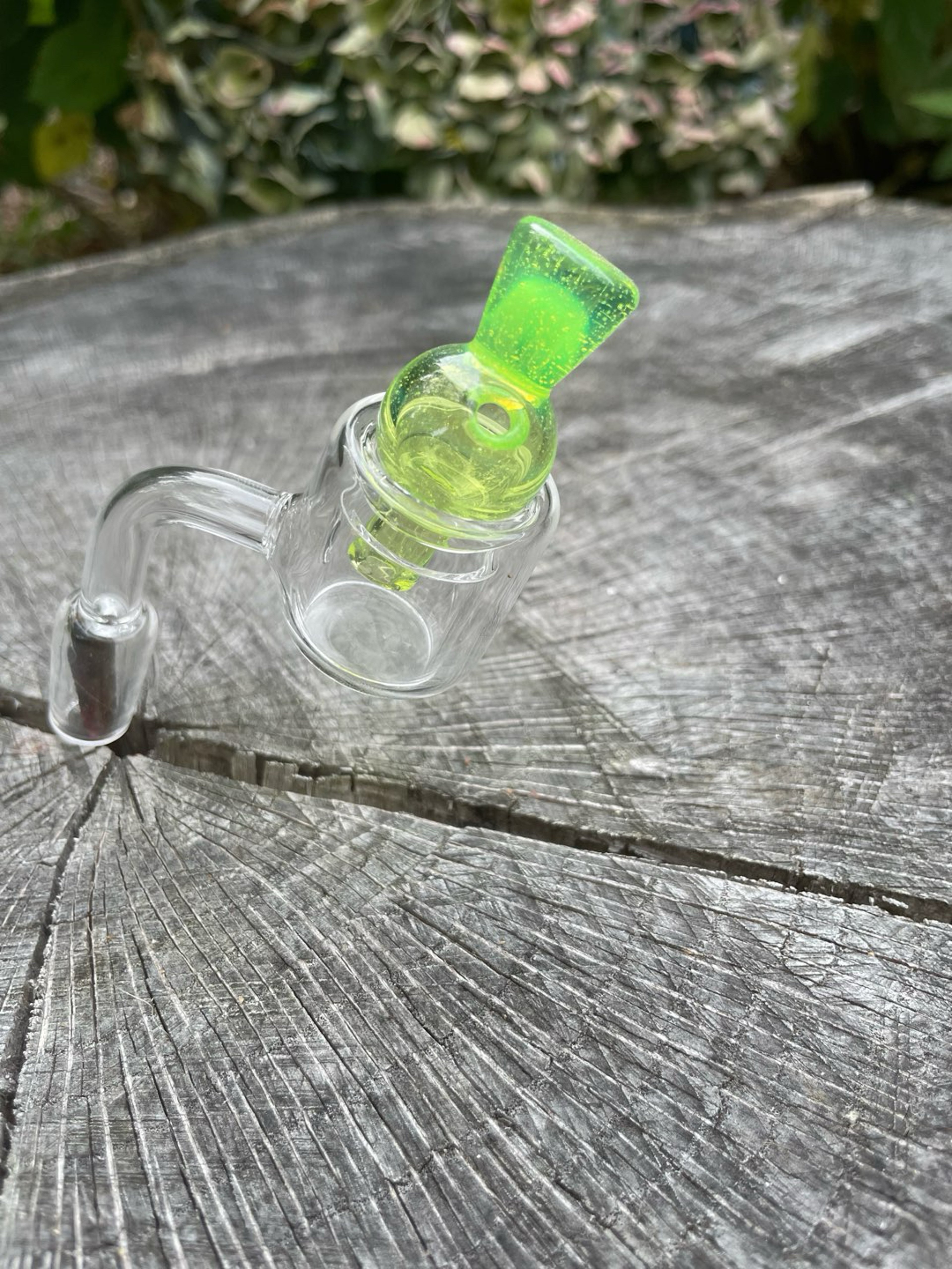 Preview pic of Slyme Green Handblown Bubble Cap