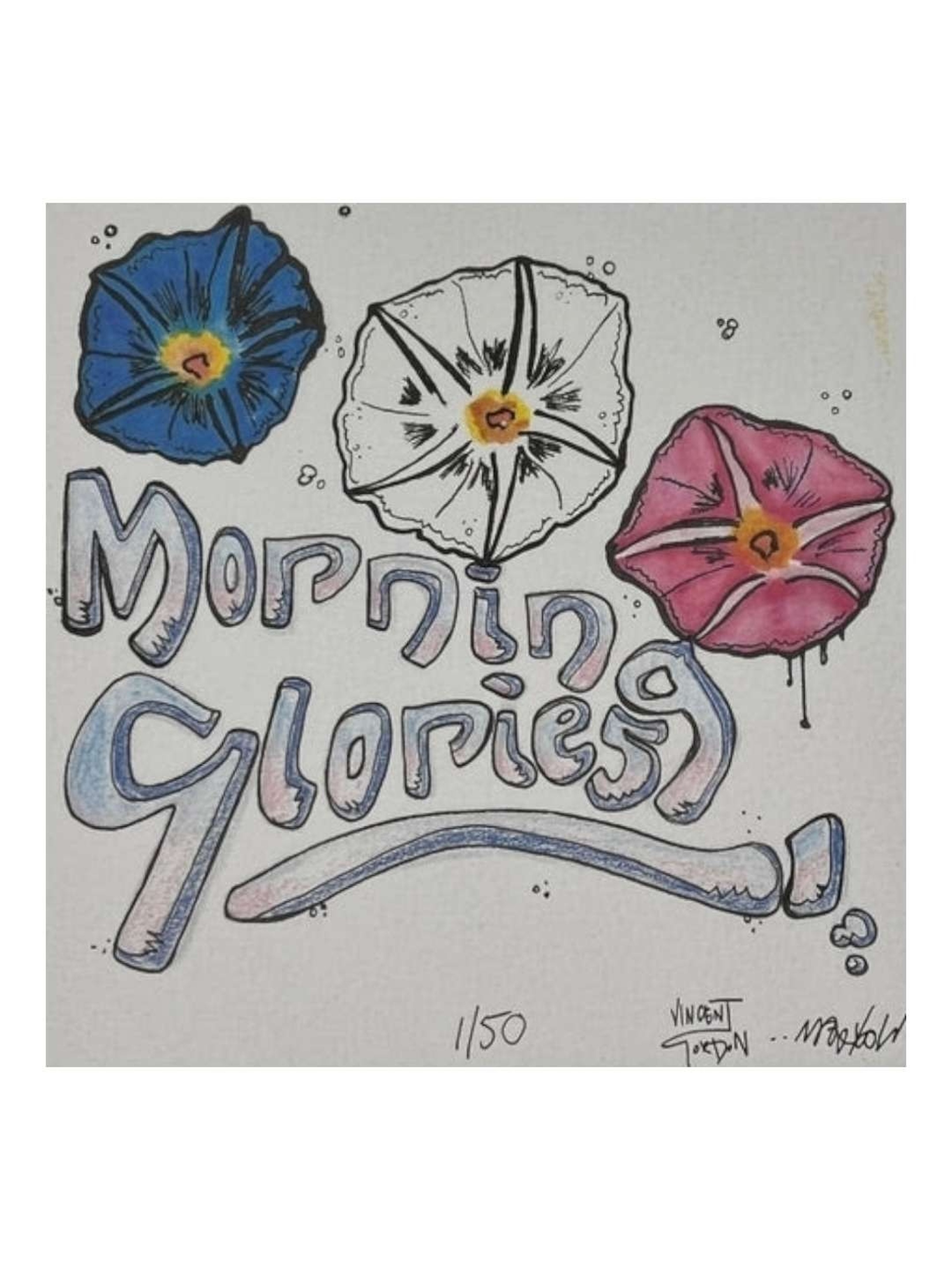 Preview pic of Wookerson x Vincent Gordon "Morning Glory" Print