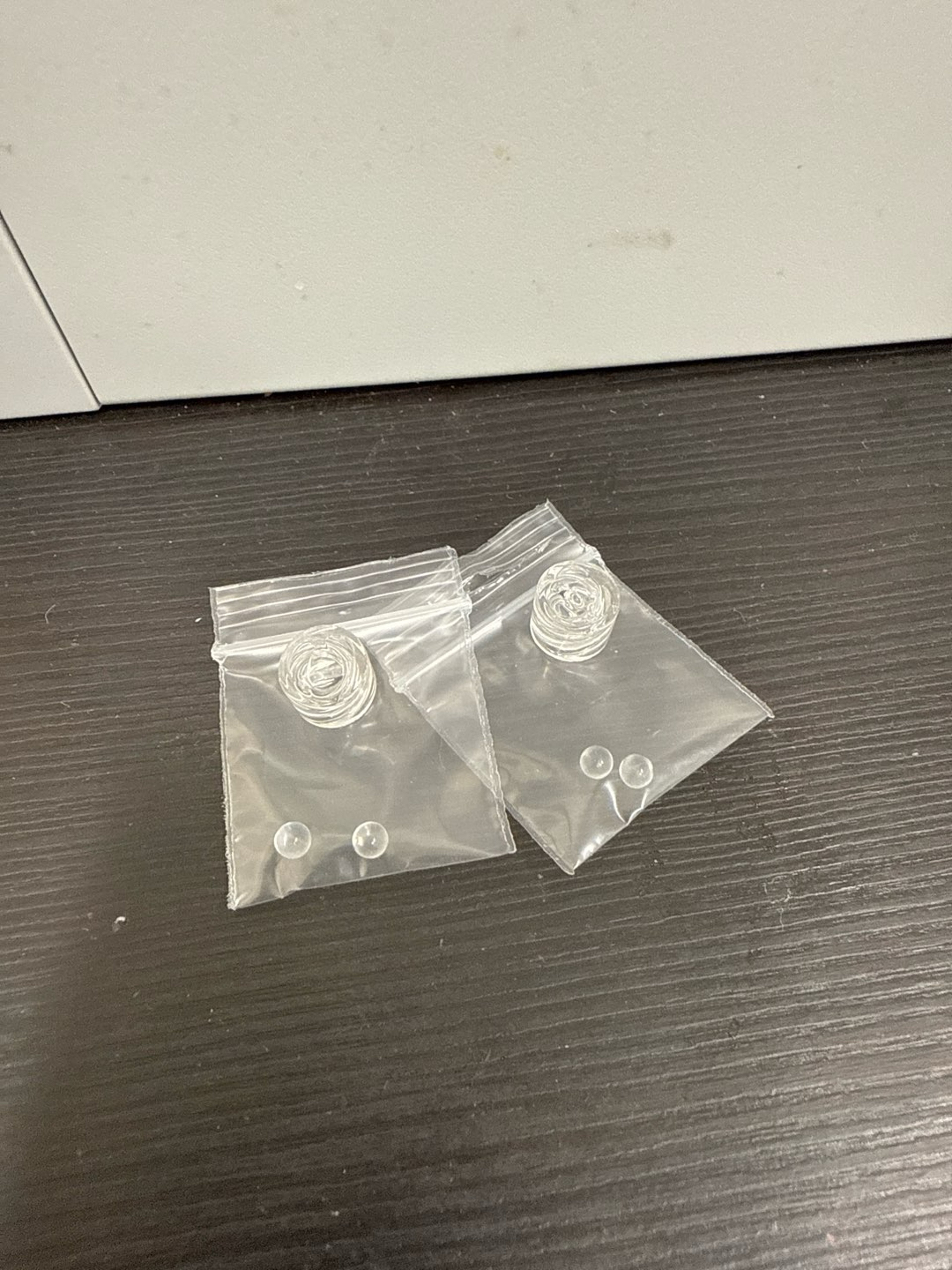 Preview pic of Bradley miller spinner core + 3mm quartz pearls