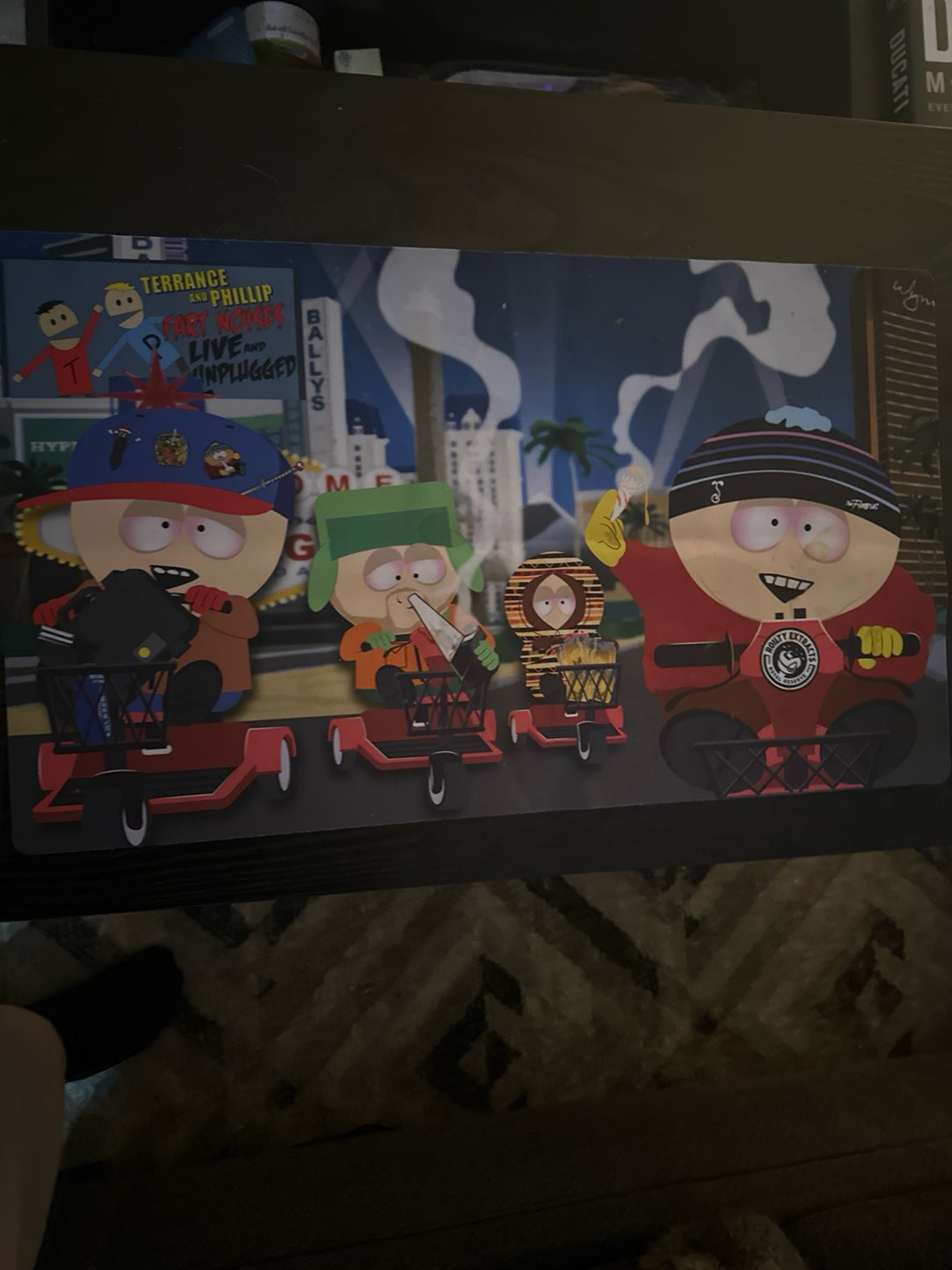 Preview pic of South Park Vegas Sesh XL Dab mat