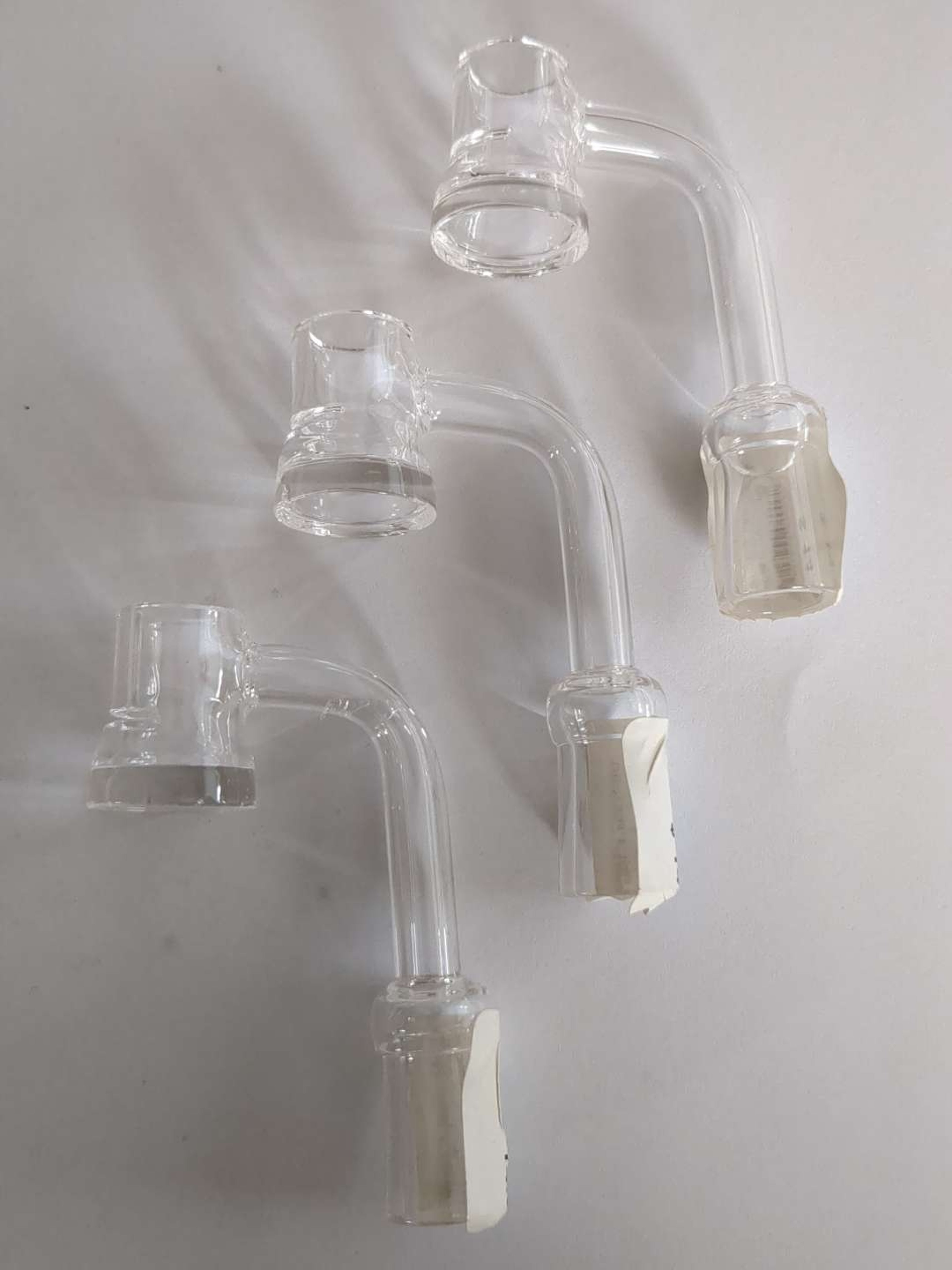 Preview pic of 3 pack of Thick Bottom Quartz Bangers w/Slit