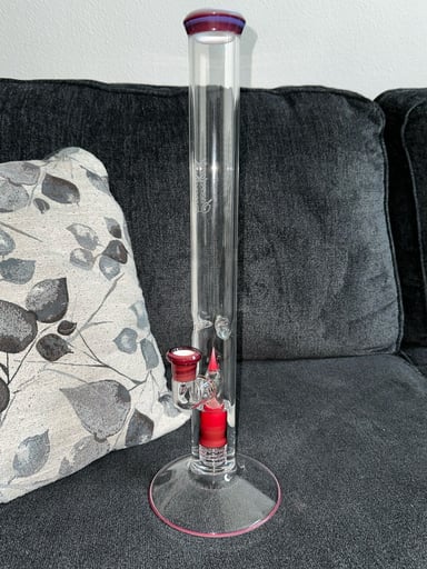 Preview pic of Sovereignty Glass Phoenix over White Satin 360 Grid - 50*5 With Worked Joint