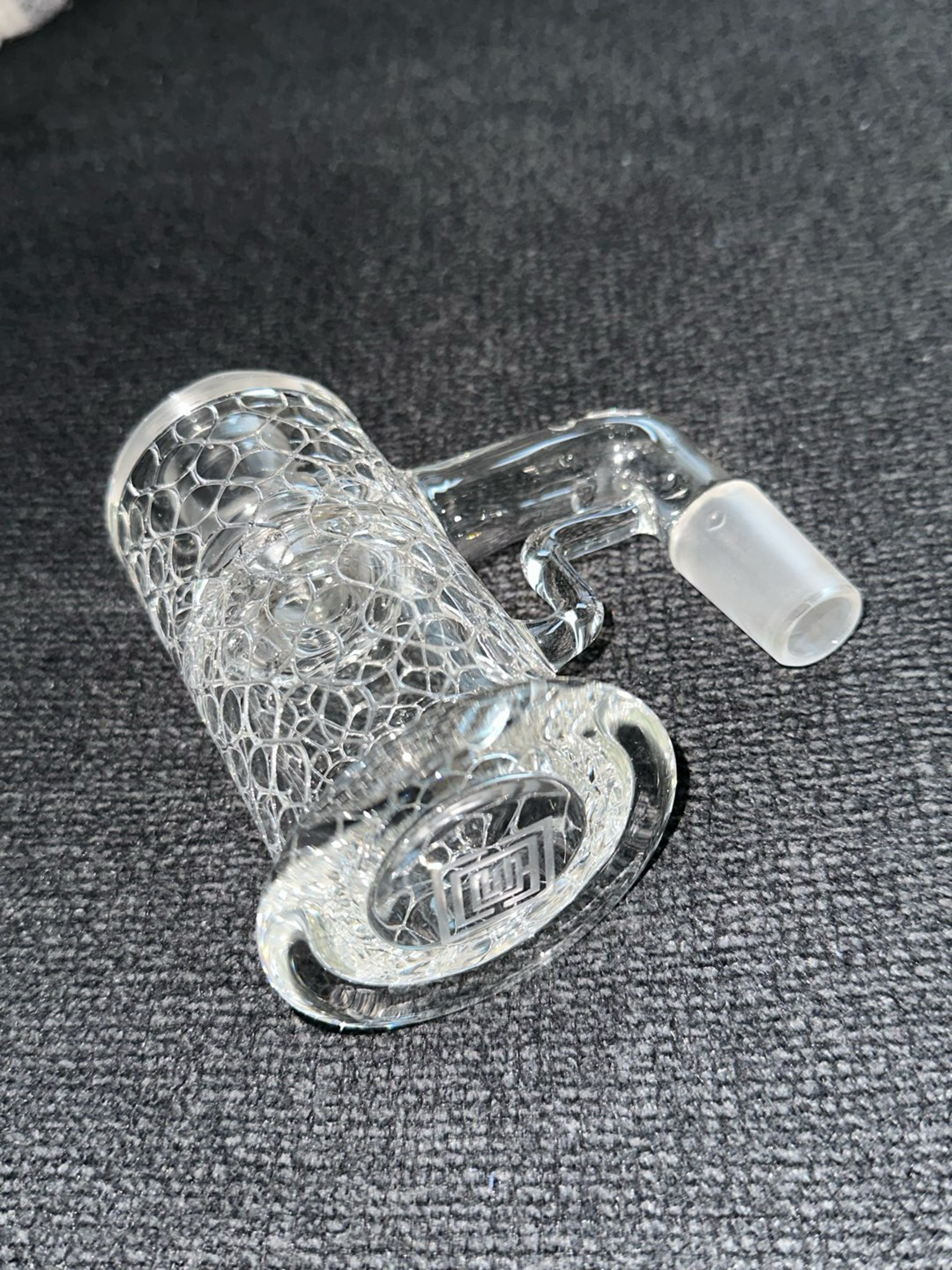 Preview pic of 18mm Avant garde glass dry catcher “Elementum #1”