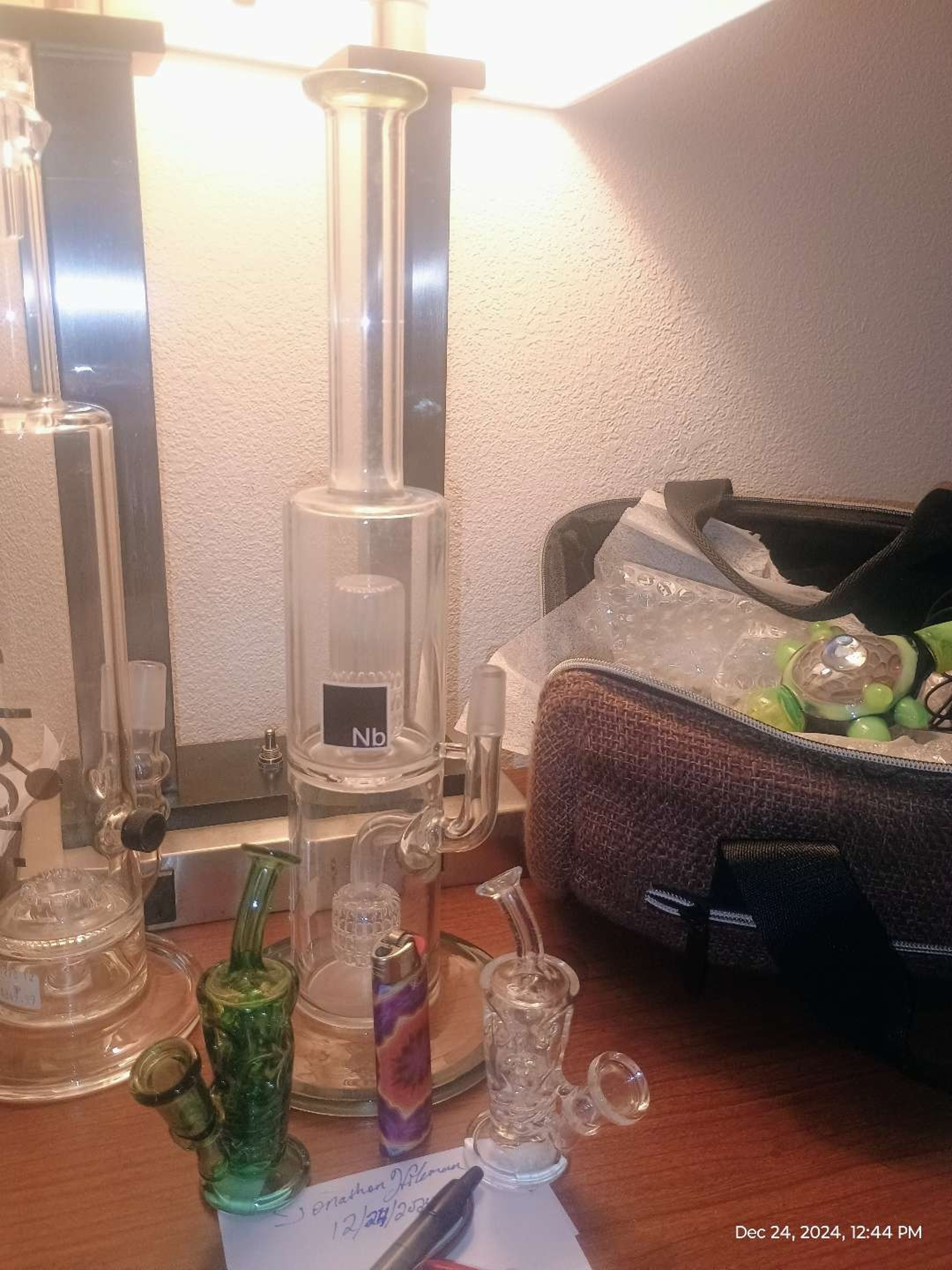 Preview pic of Custom OG NameBrand Glass Dbl Tire Perc