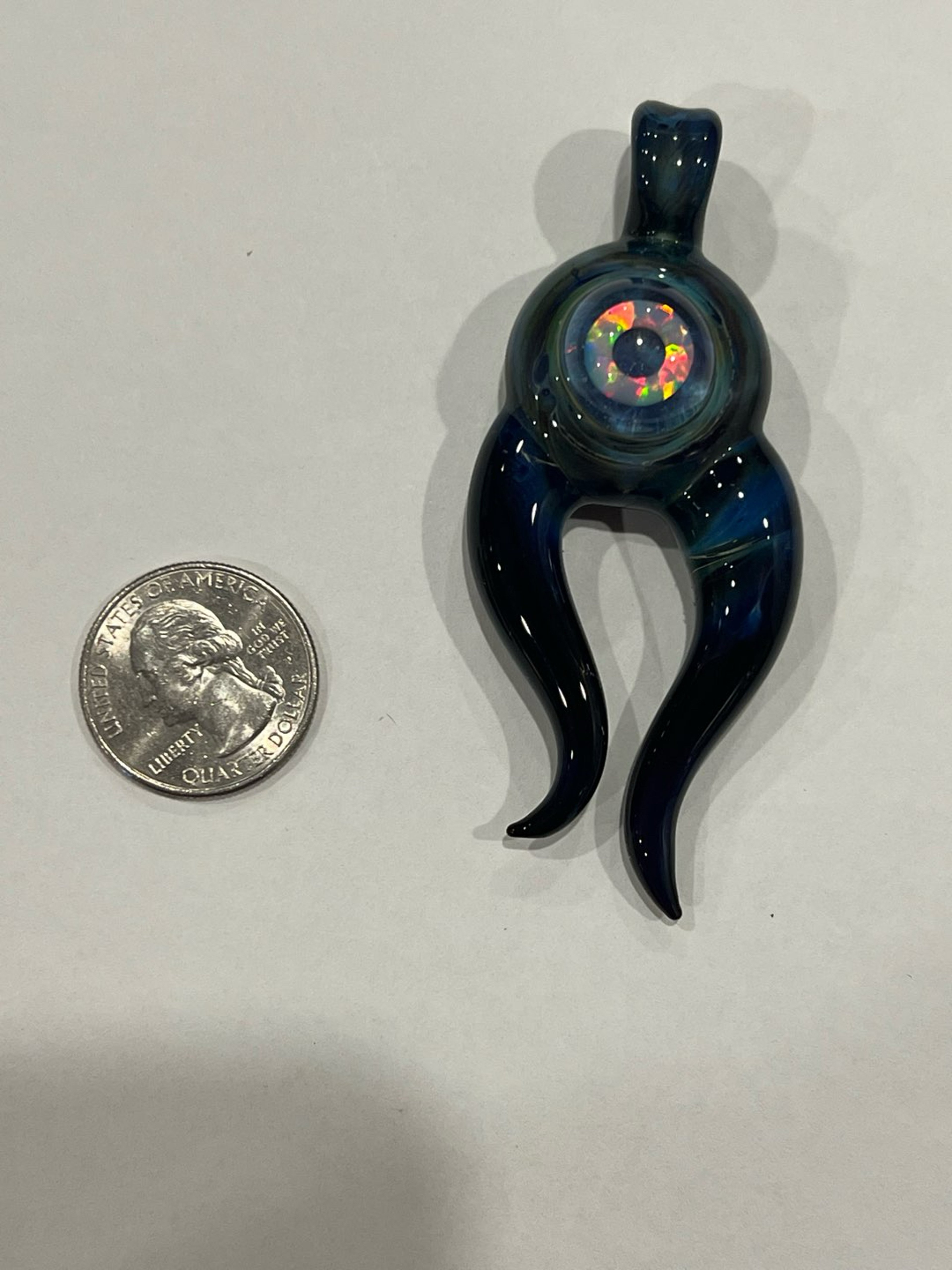 Preview pic of Sherbet opal eye pendy