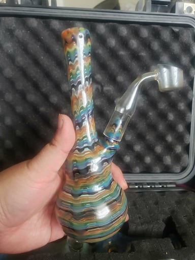 Preview pic of Rainbow Wrap 'n Rake Minitube with 2 bangers