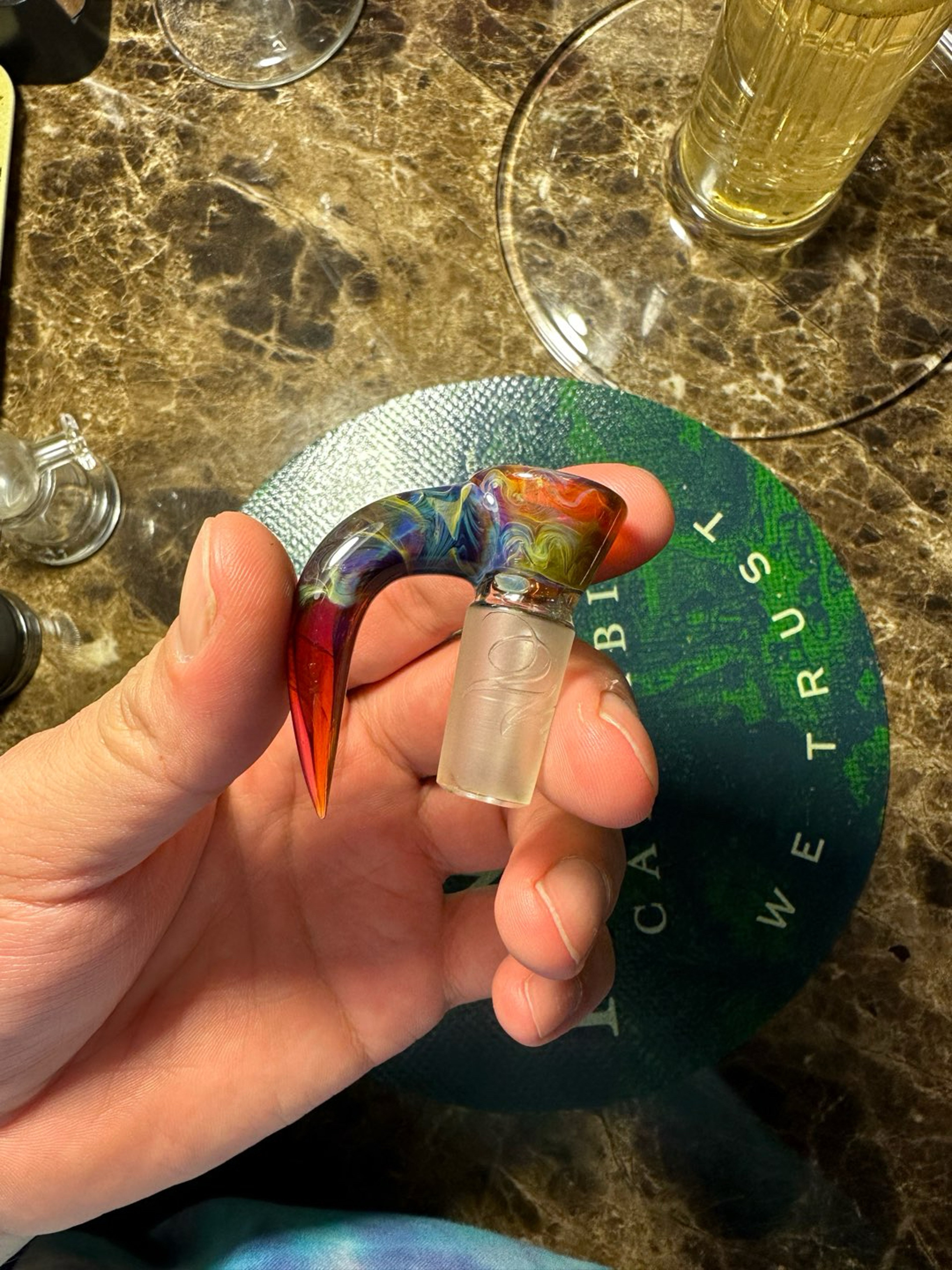 Preview pic of 14mm FA Cranberry Rosaline Nebula Wildfire Slide