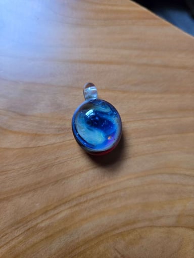 Preview pic of Crushed opal pendant