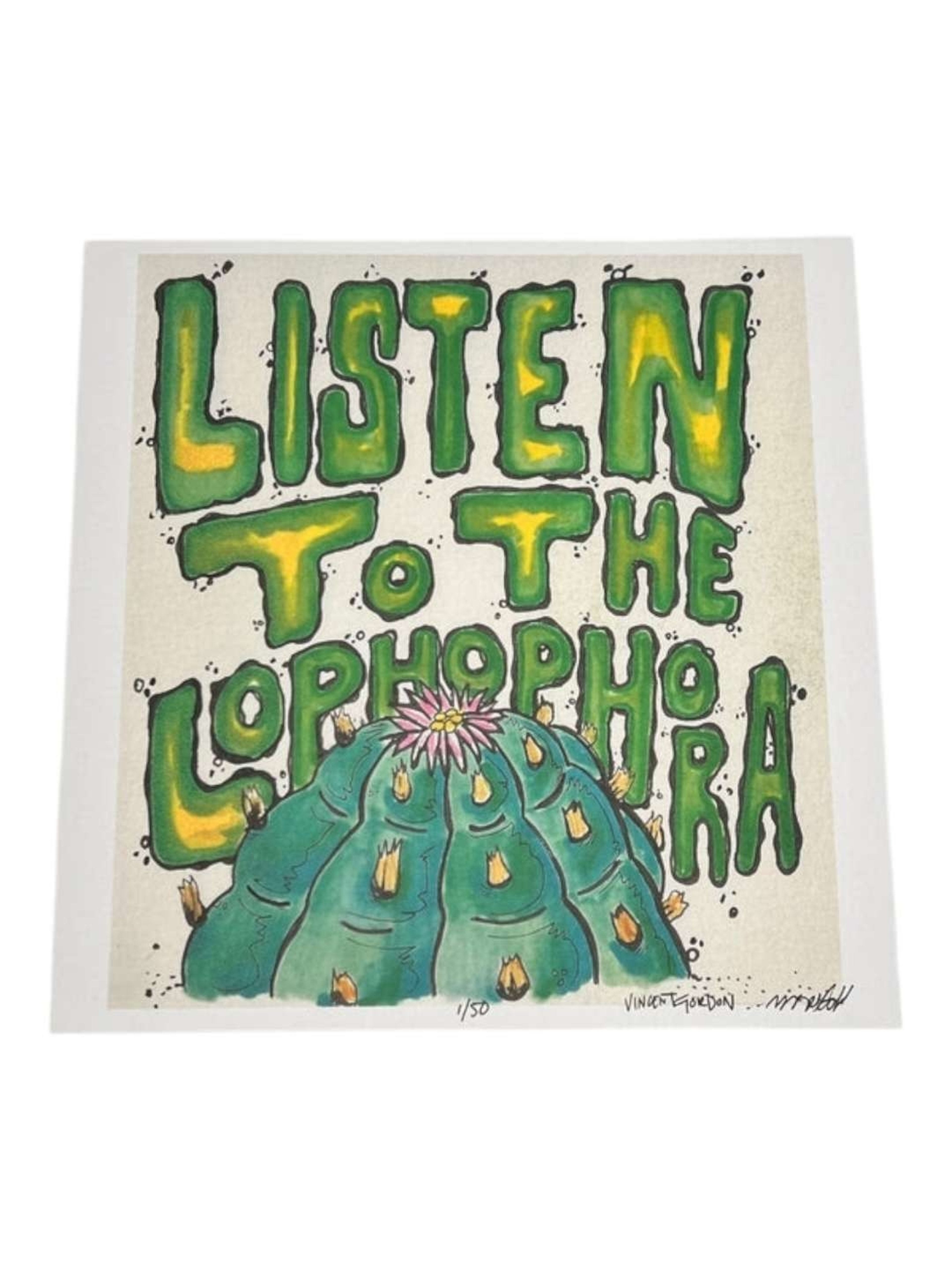 Preview pic of Wookerson x Vincent Gordon "Listen to the Lophs" Print